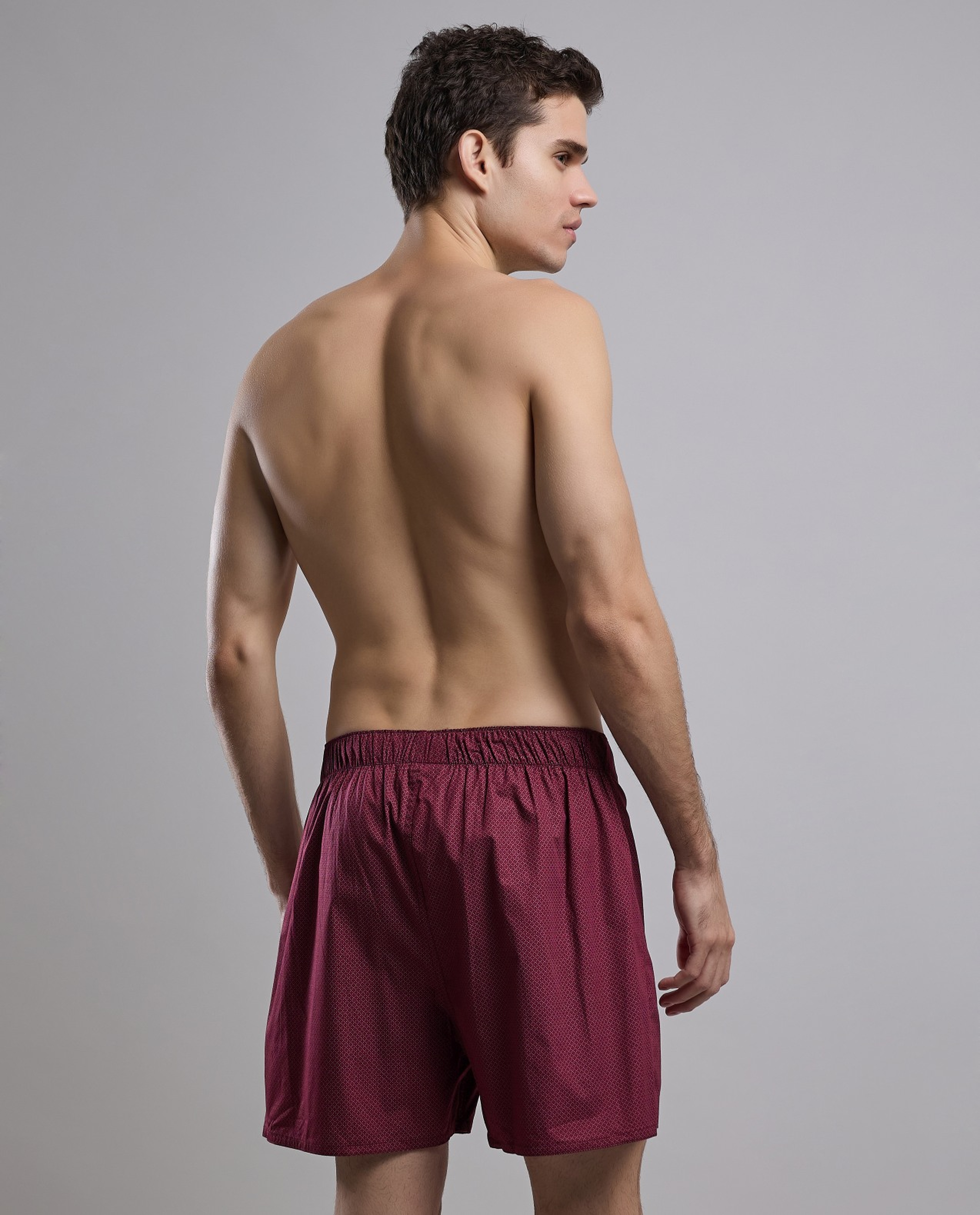 Printed Boxer with Elastic Waist