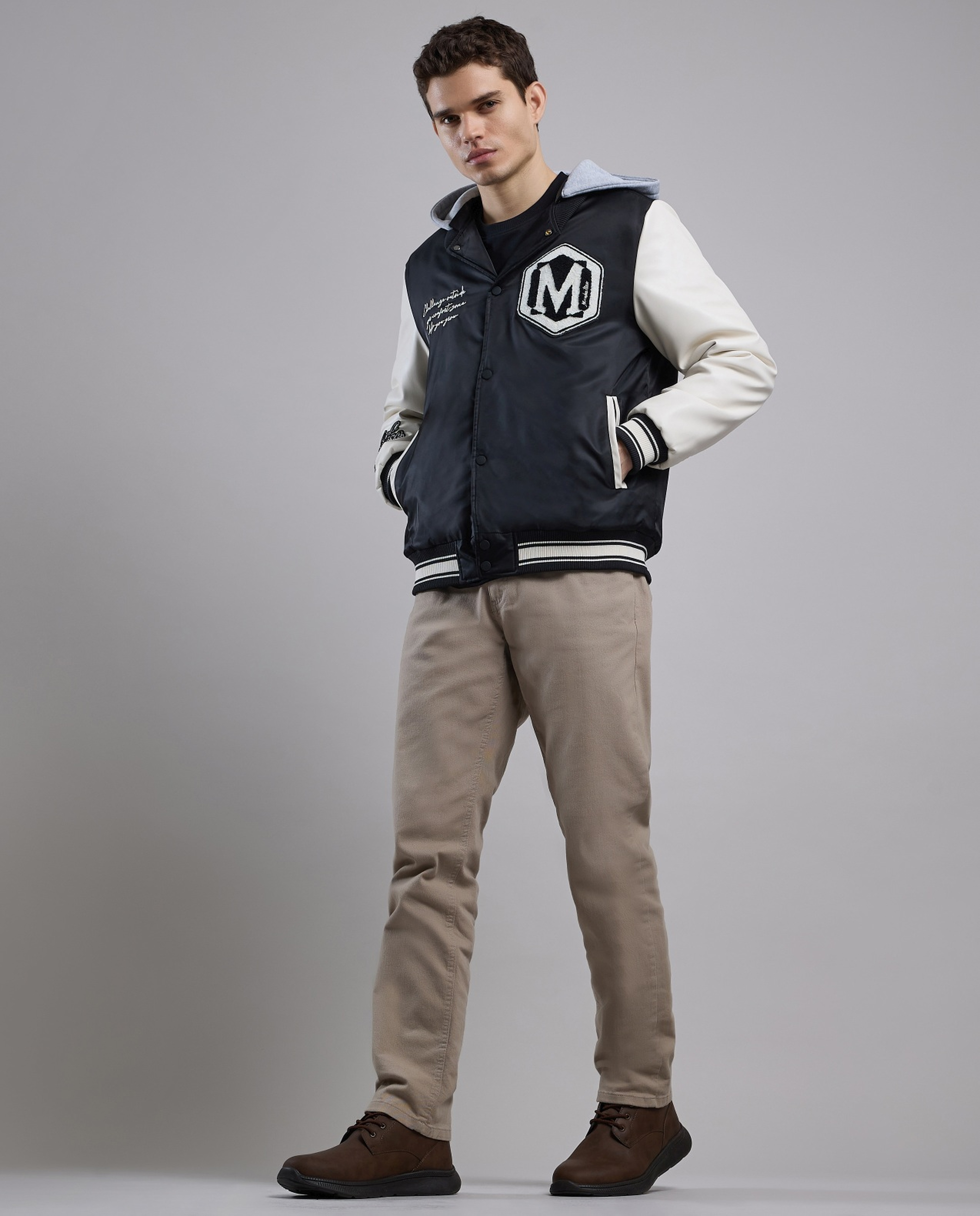 Textured Lace-Up Ankle Boots