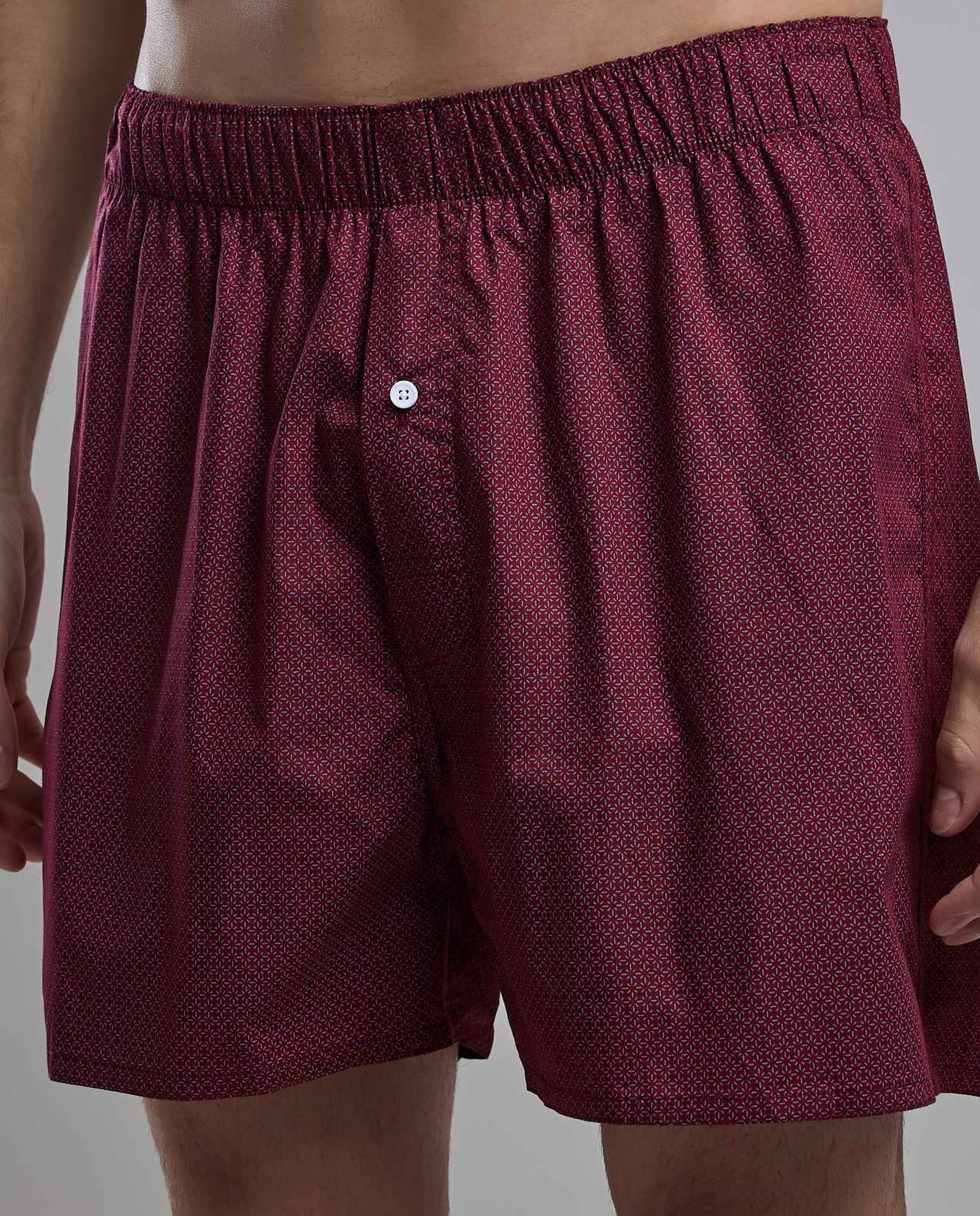 Printed Boxer with Elastic Waist