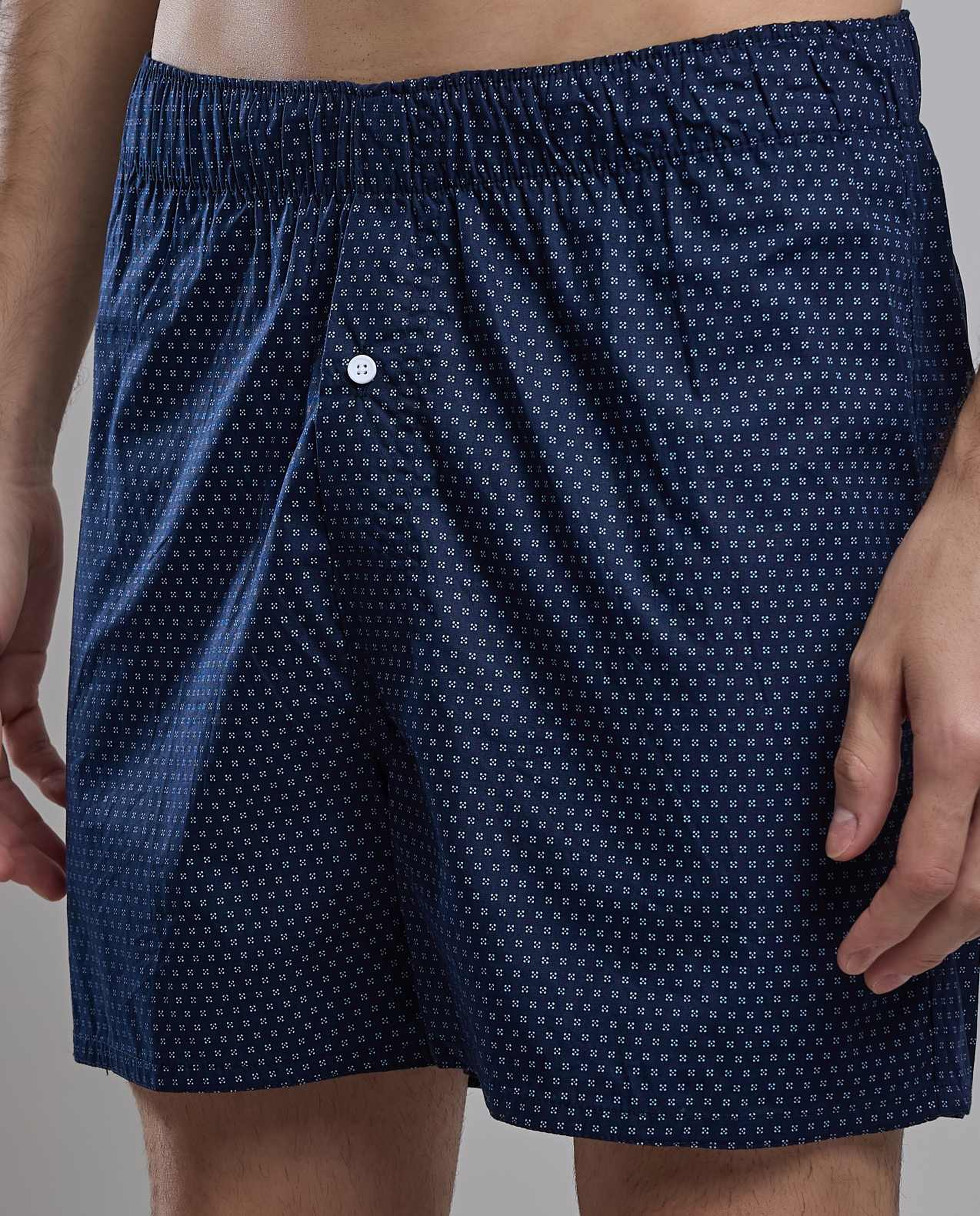 Printed Boxer with Elastic Waist