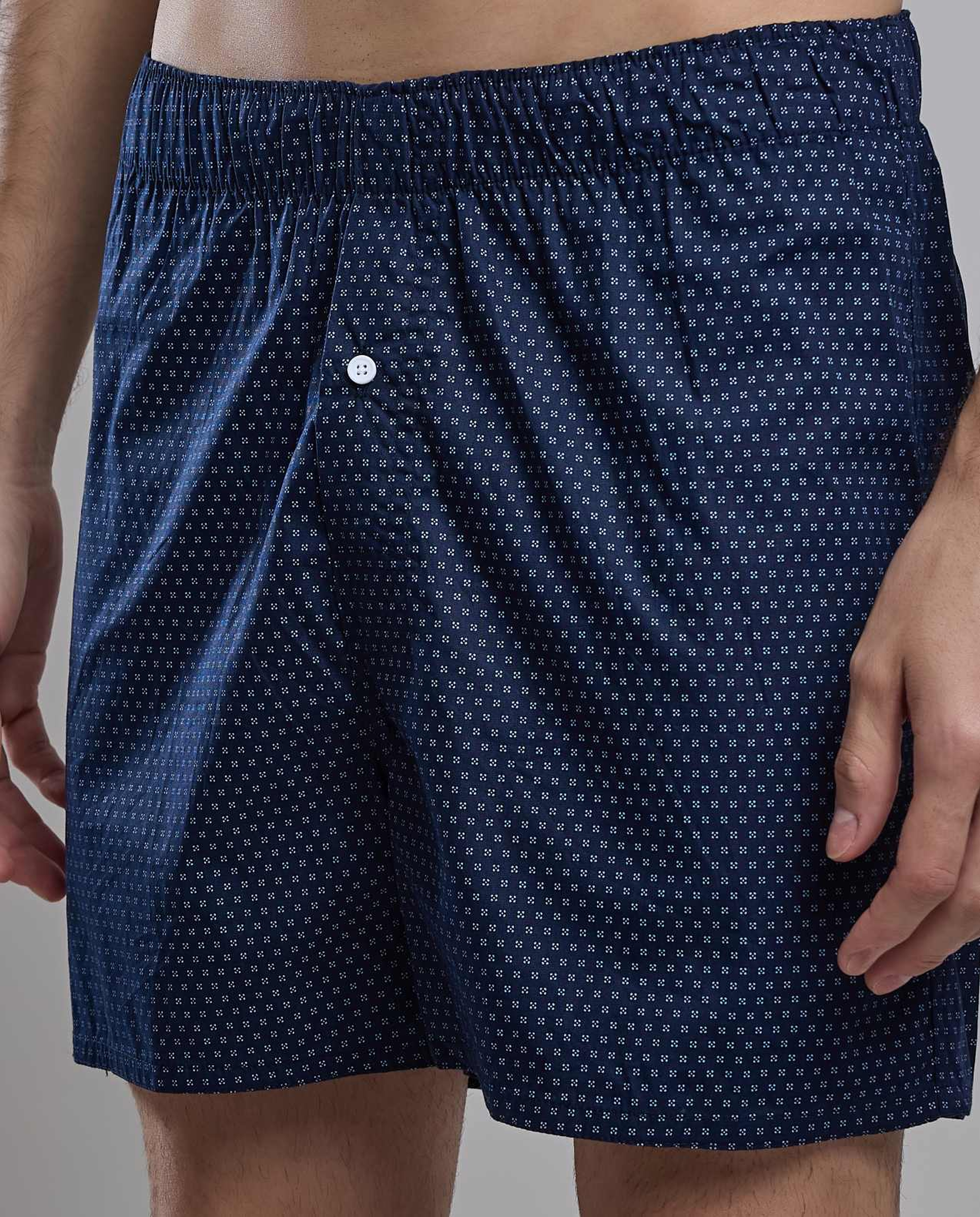 Printed Boxer with Elastic Waist