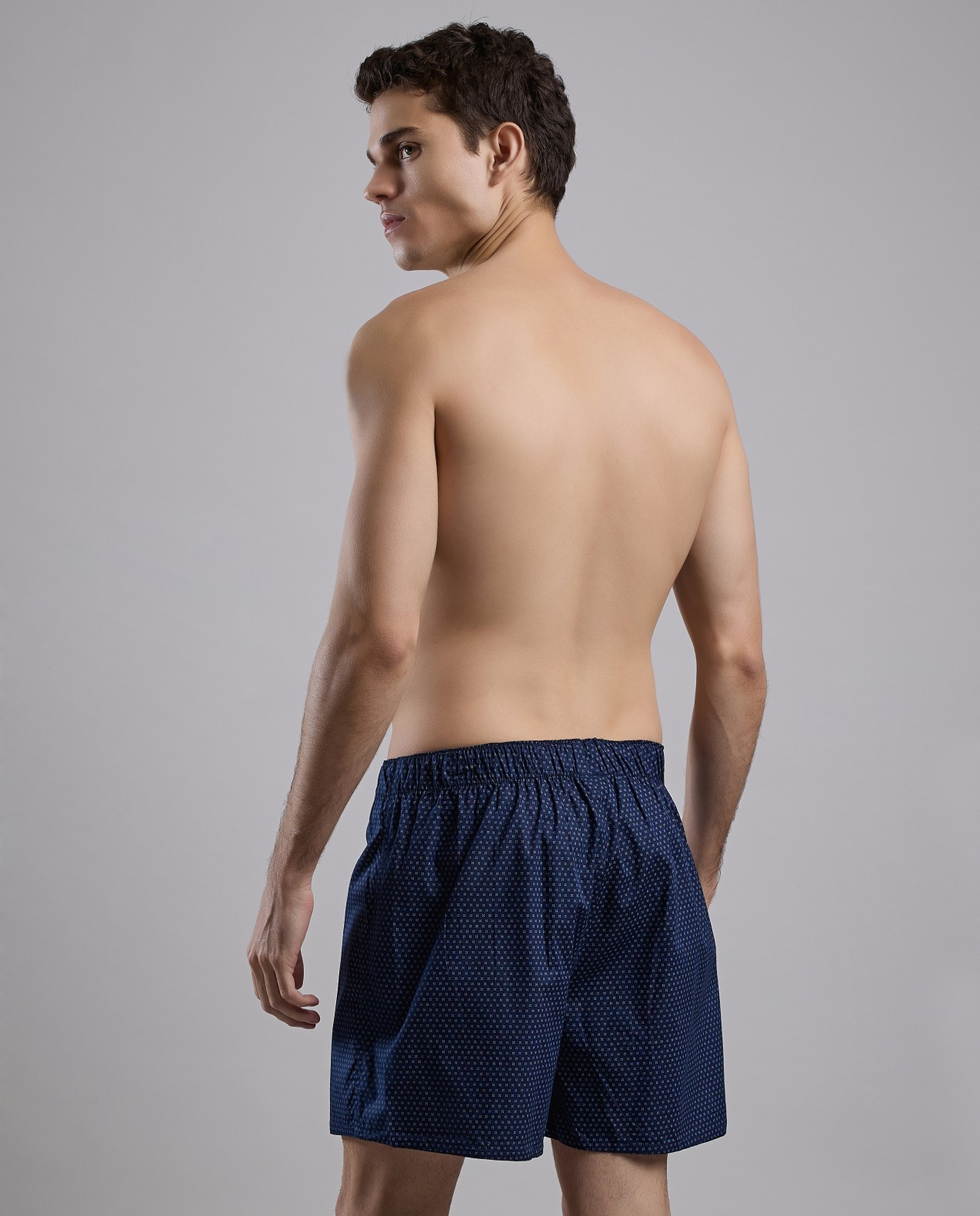 Printed Boxer with Elastic Waist