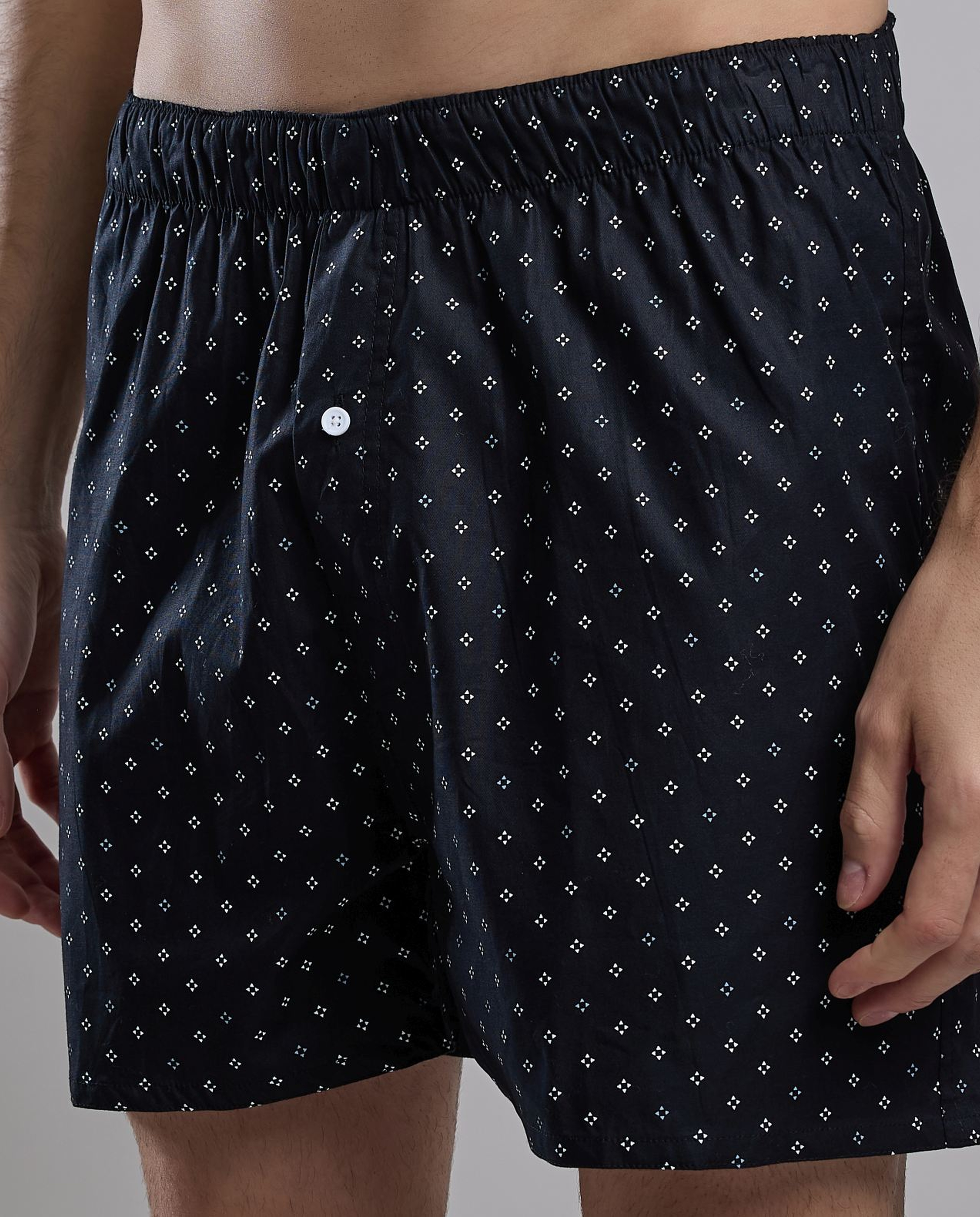 Printed Boxer with Elastic Waist