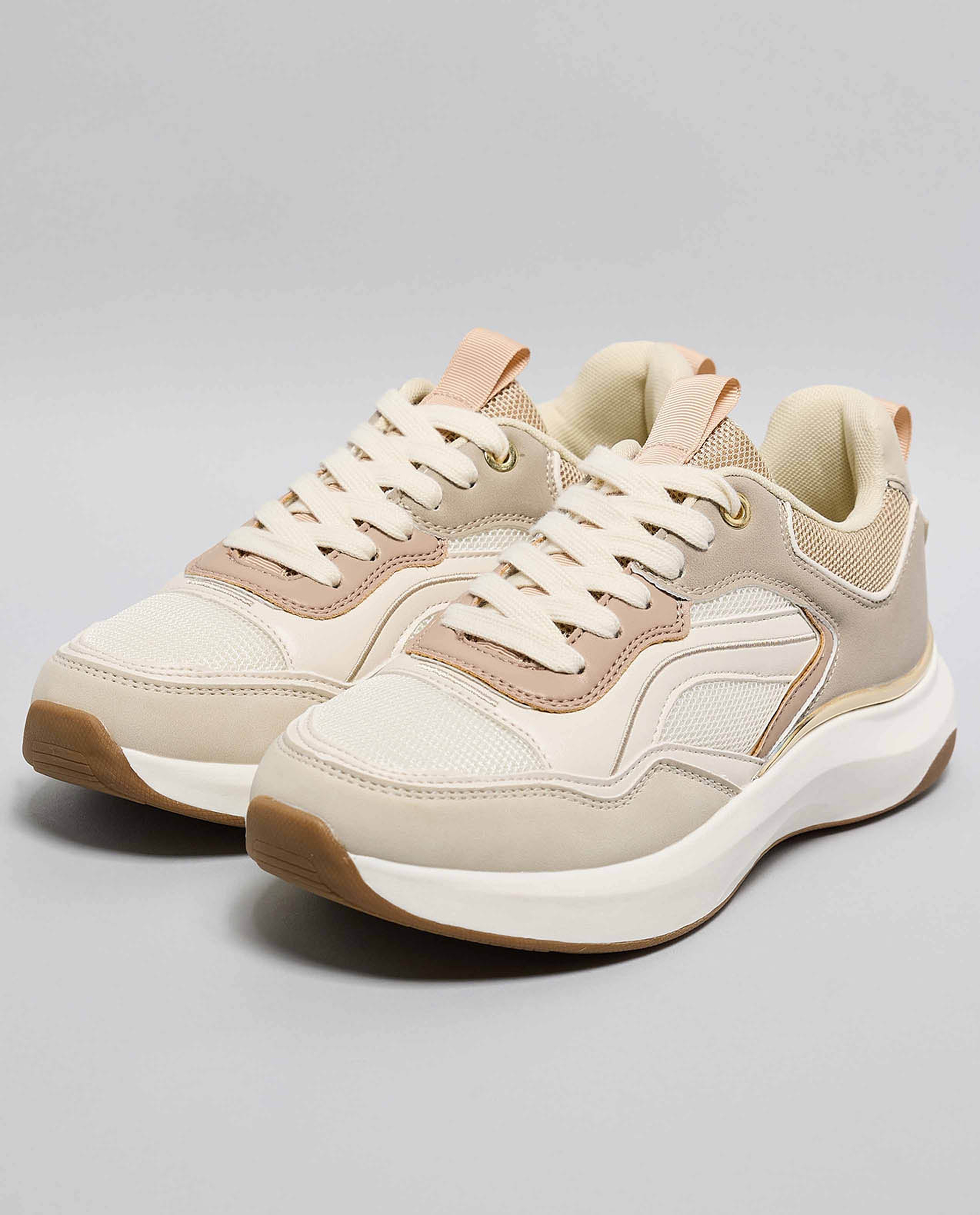 Color Block Sports Shoes