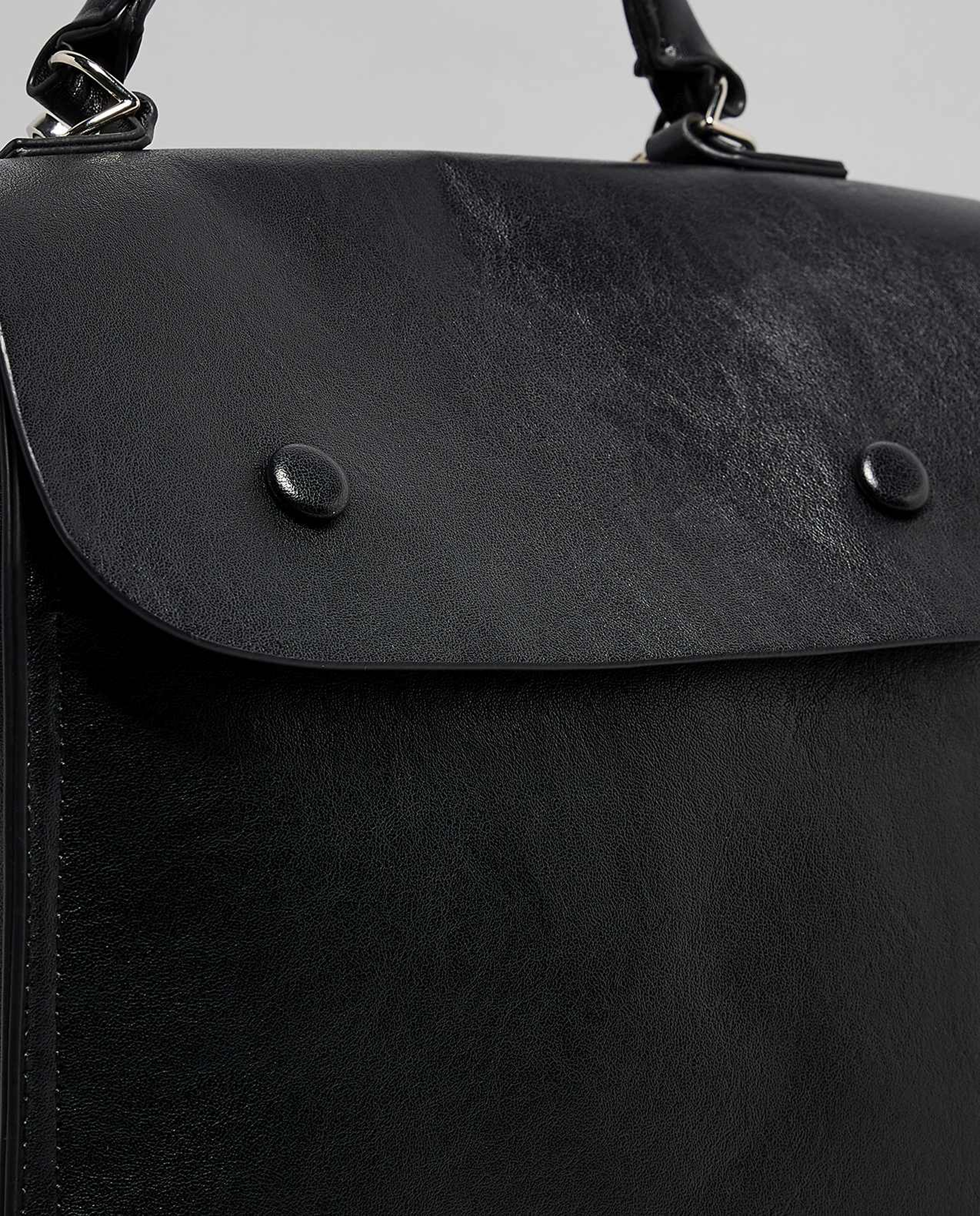 Textured Flap Backpack