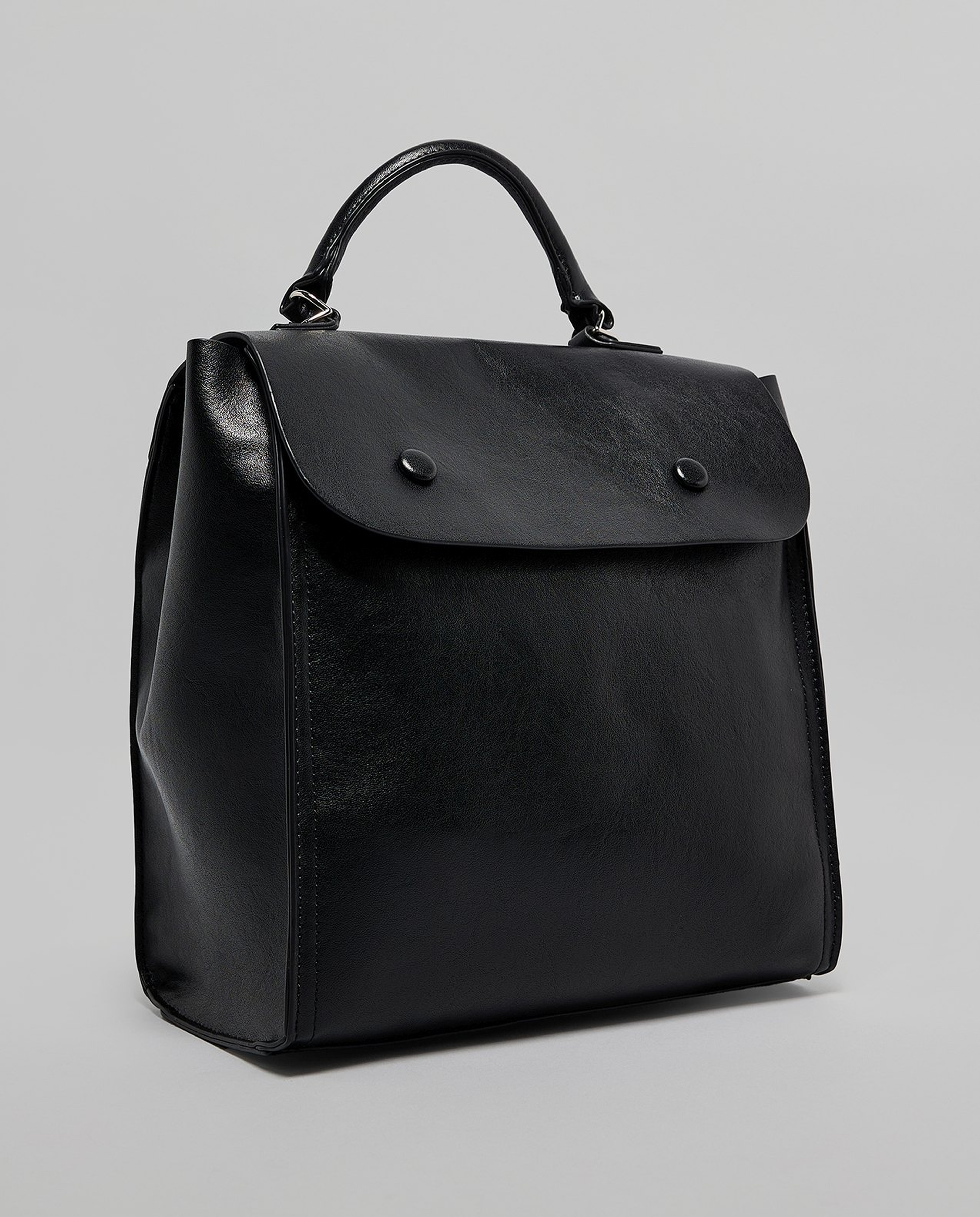 Textured Flap Backpack