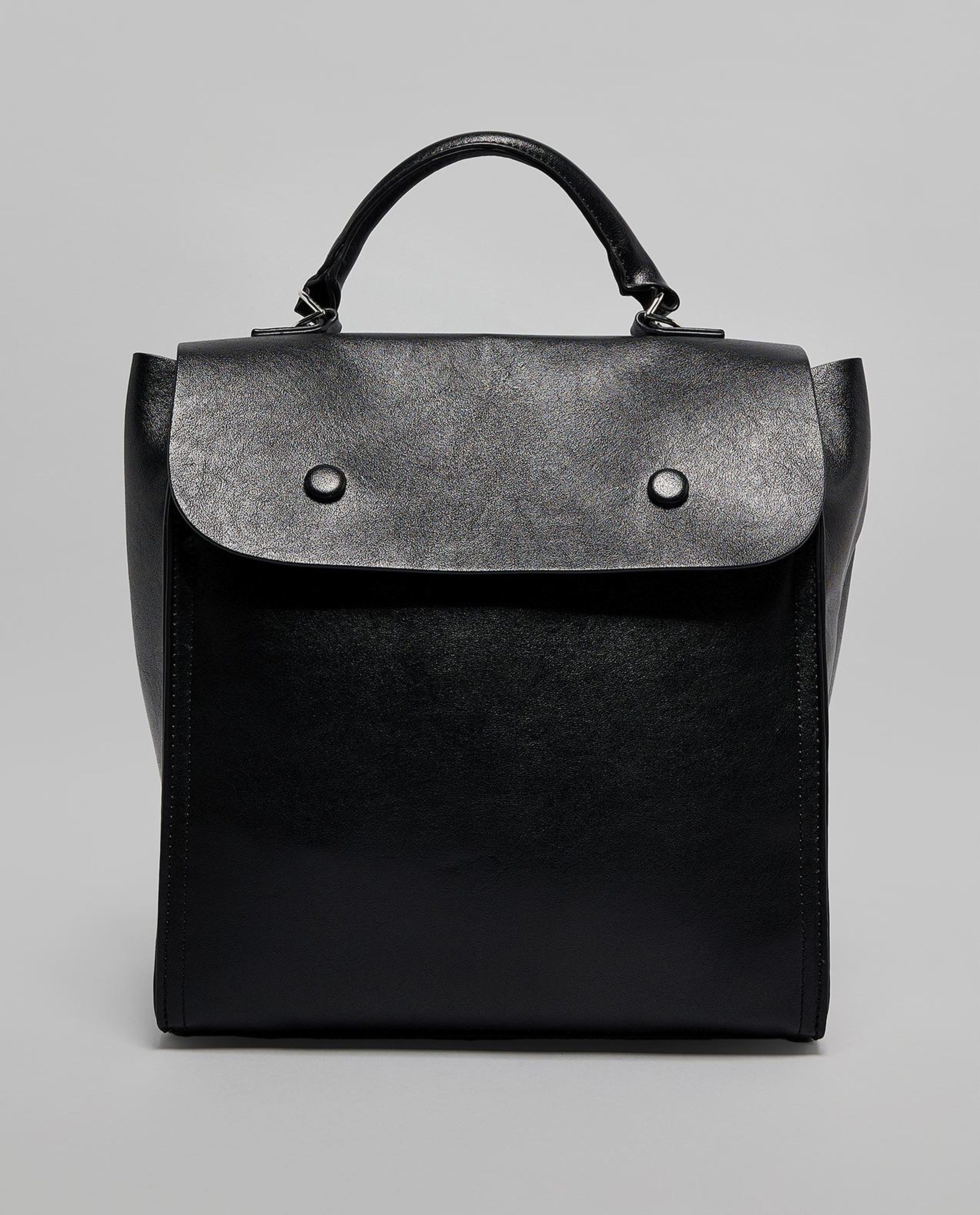 Textured Flap Backpack