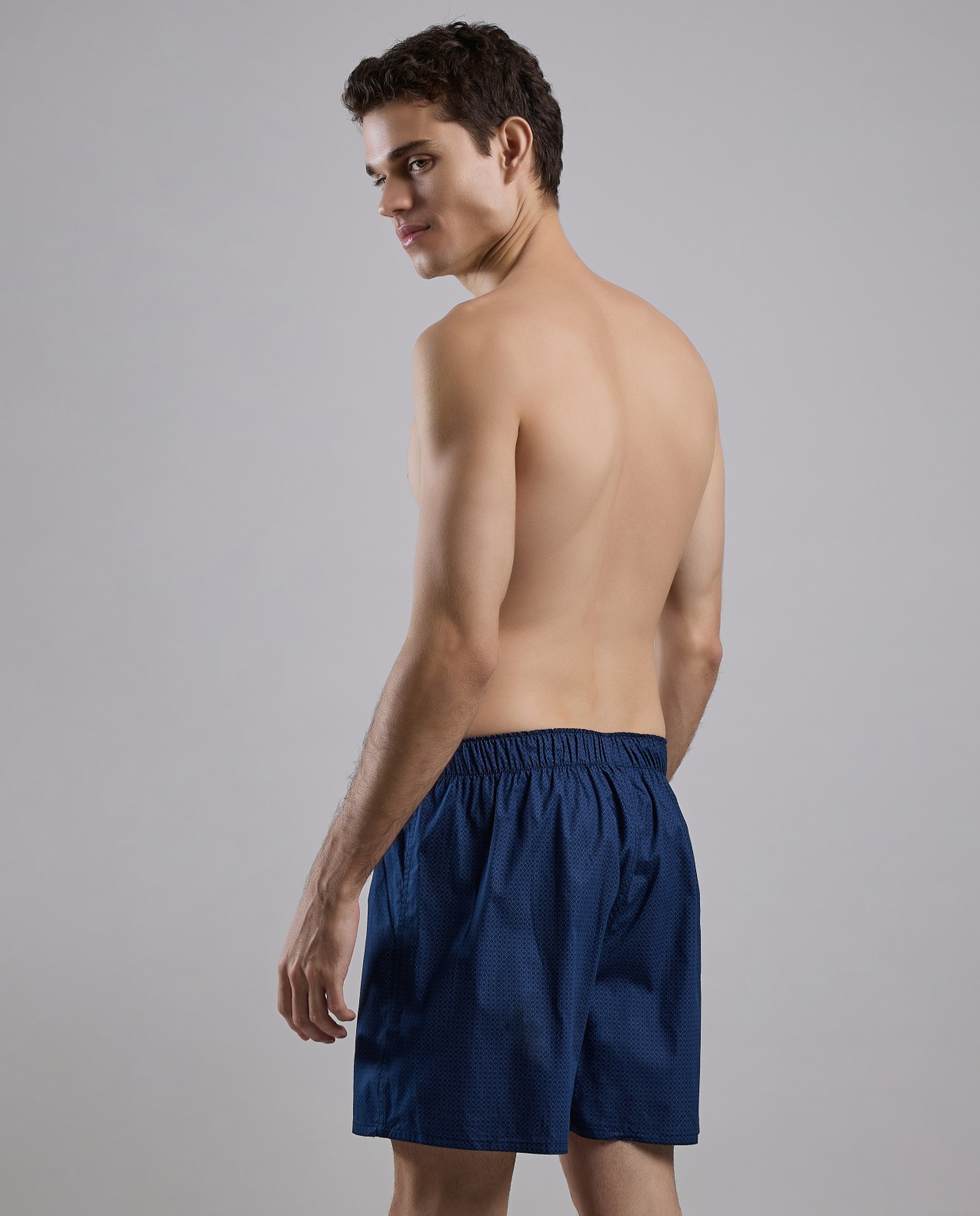 Printed Boxer with Elastic Waist