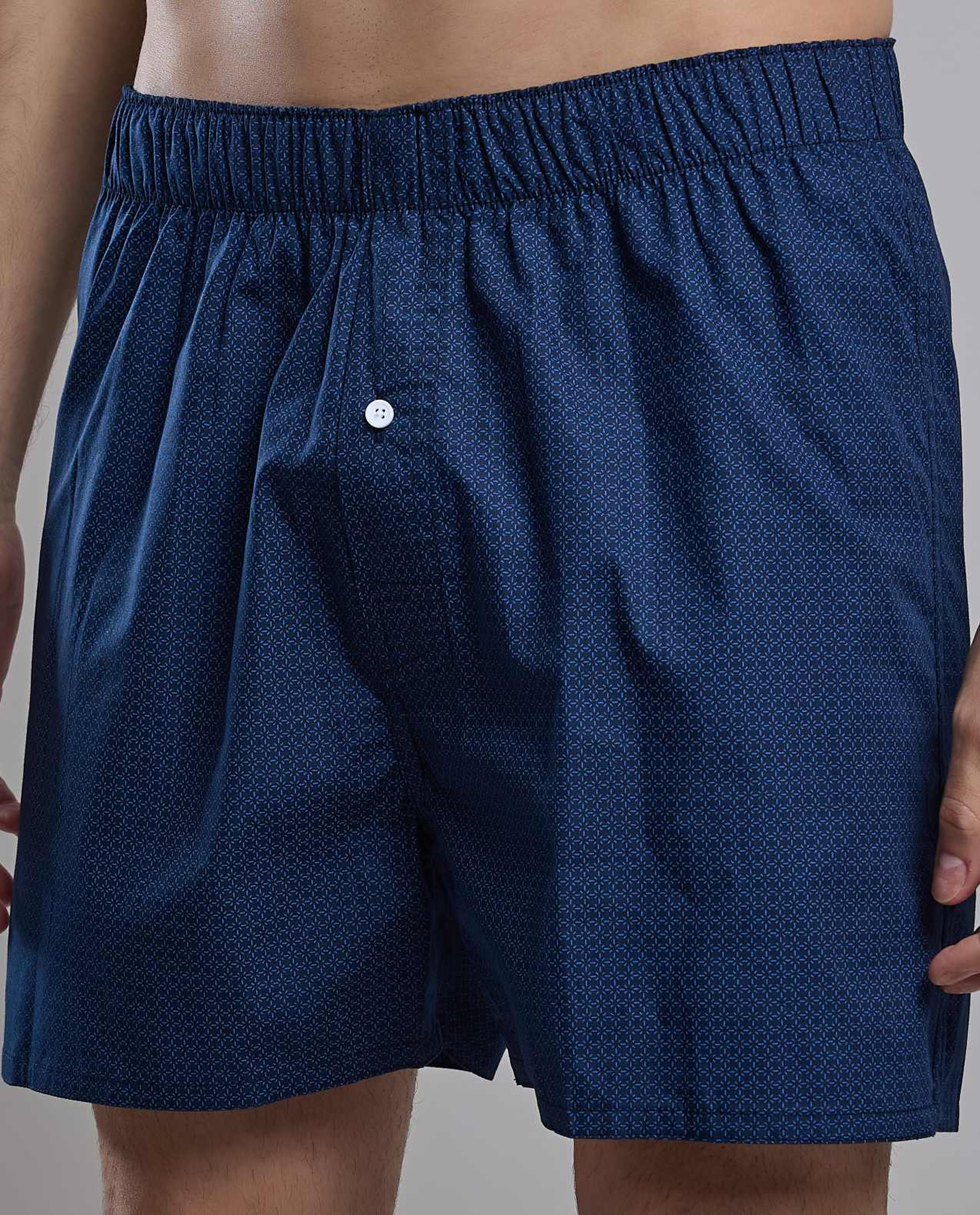 Printed Boxer with Elastic Waist