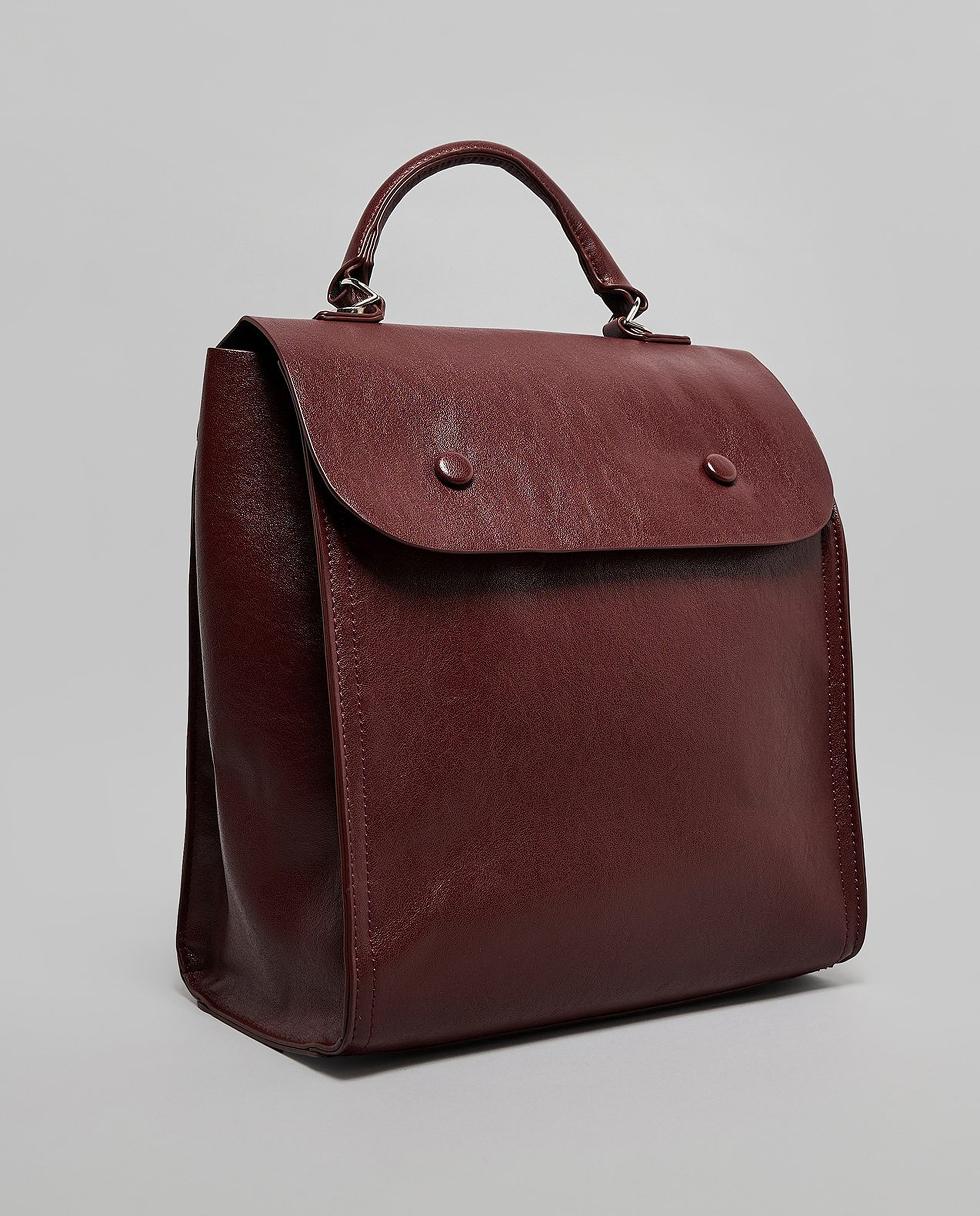 Textured Flap Backpack