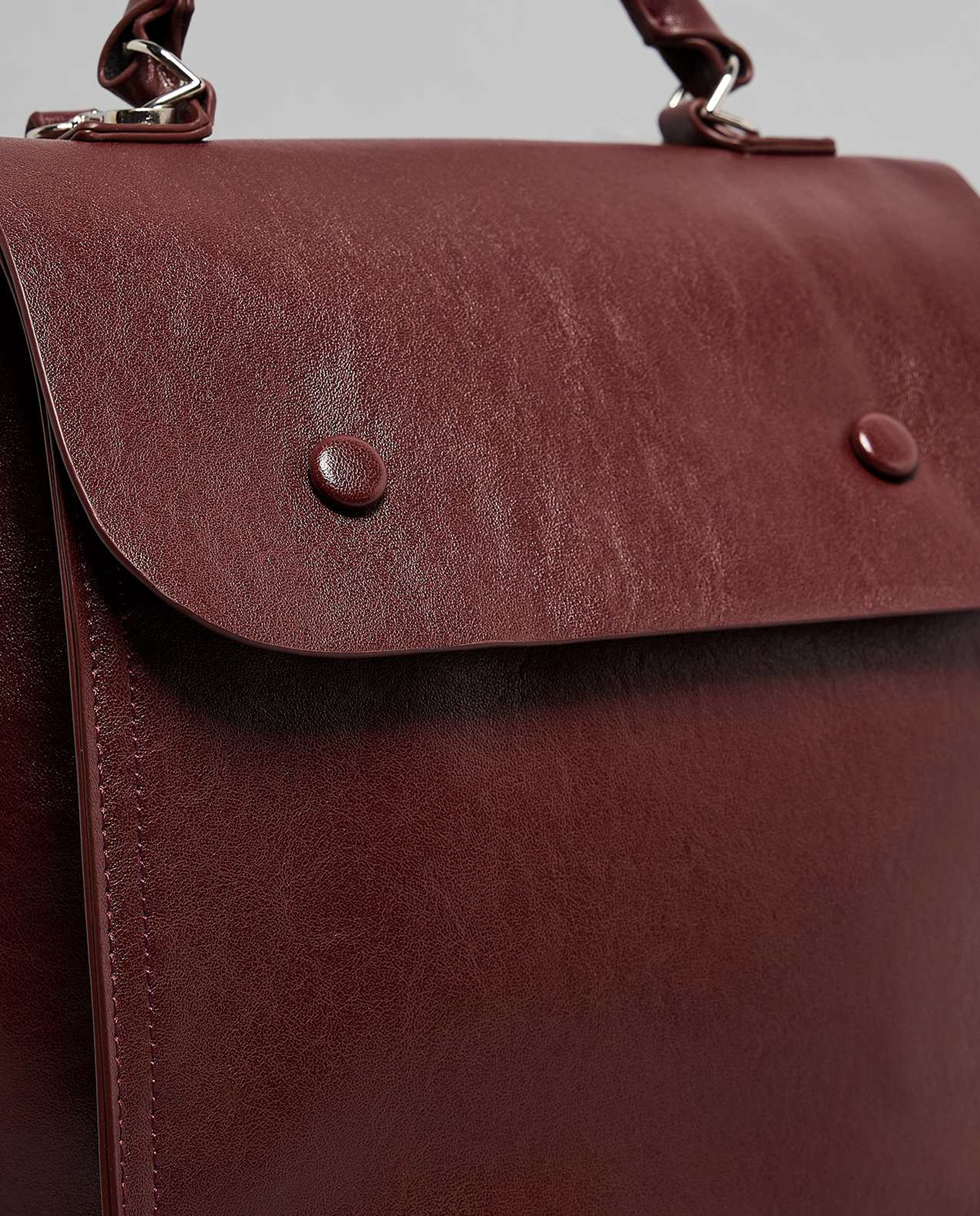 Textured Flap Backpack