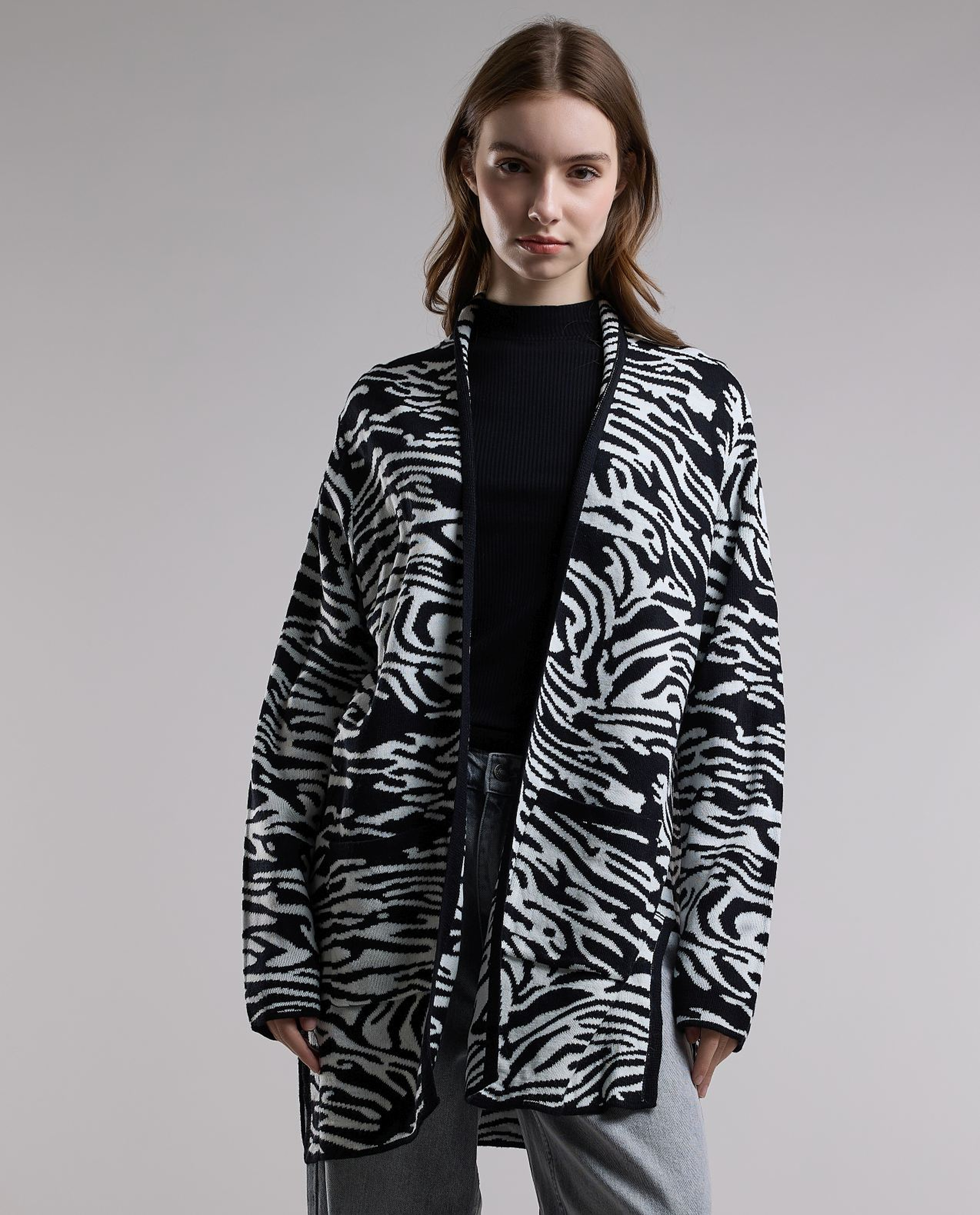 Animal Patterned Shrug