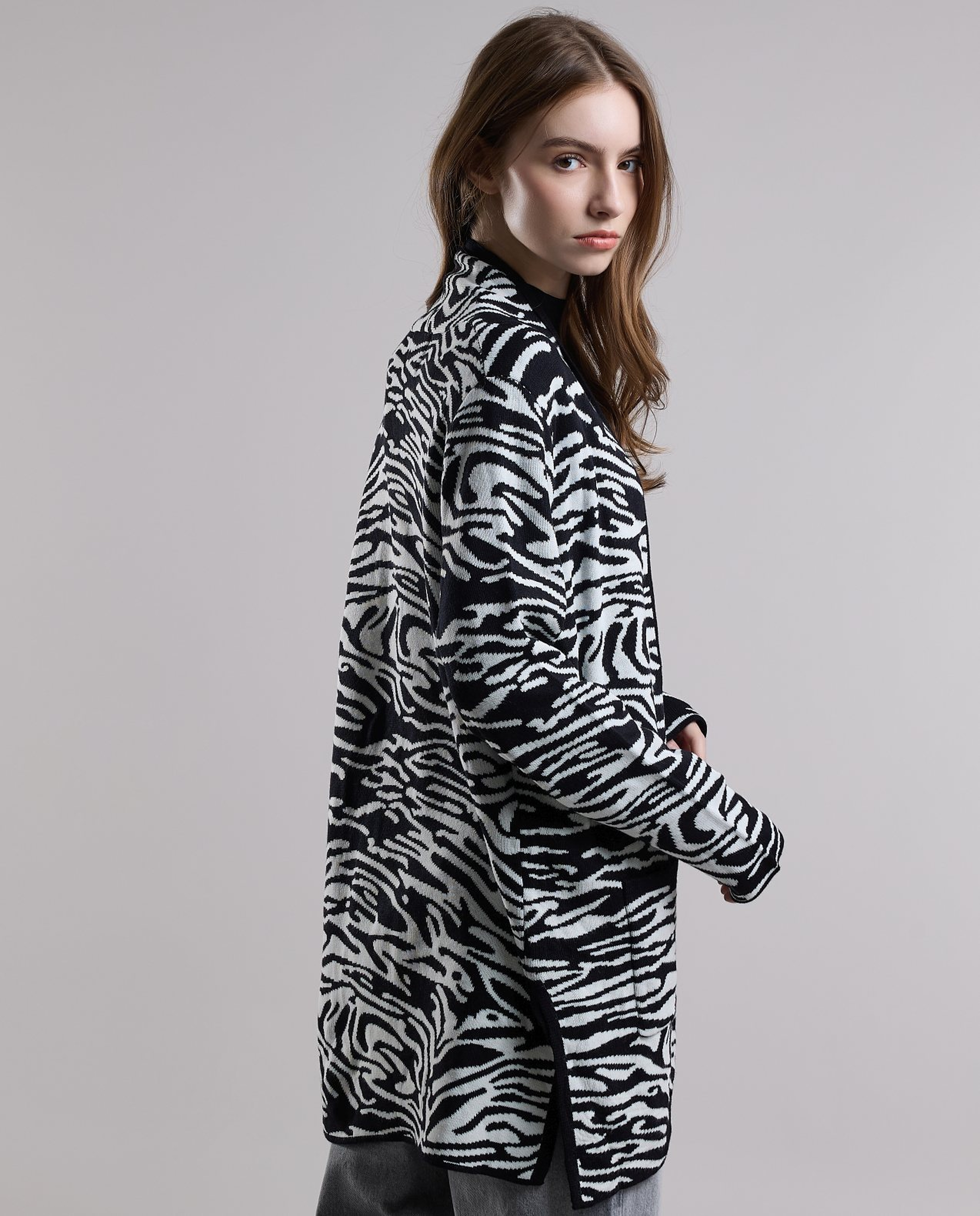 Animal Patterned Shrug