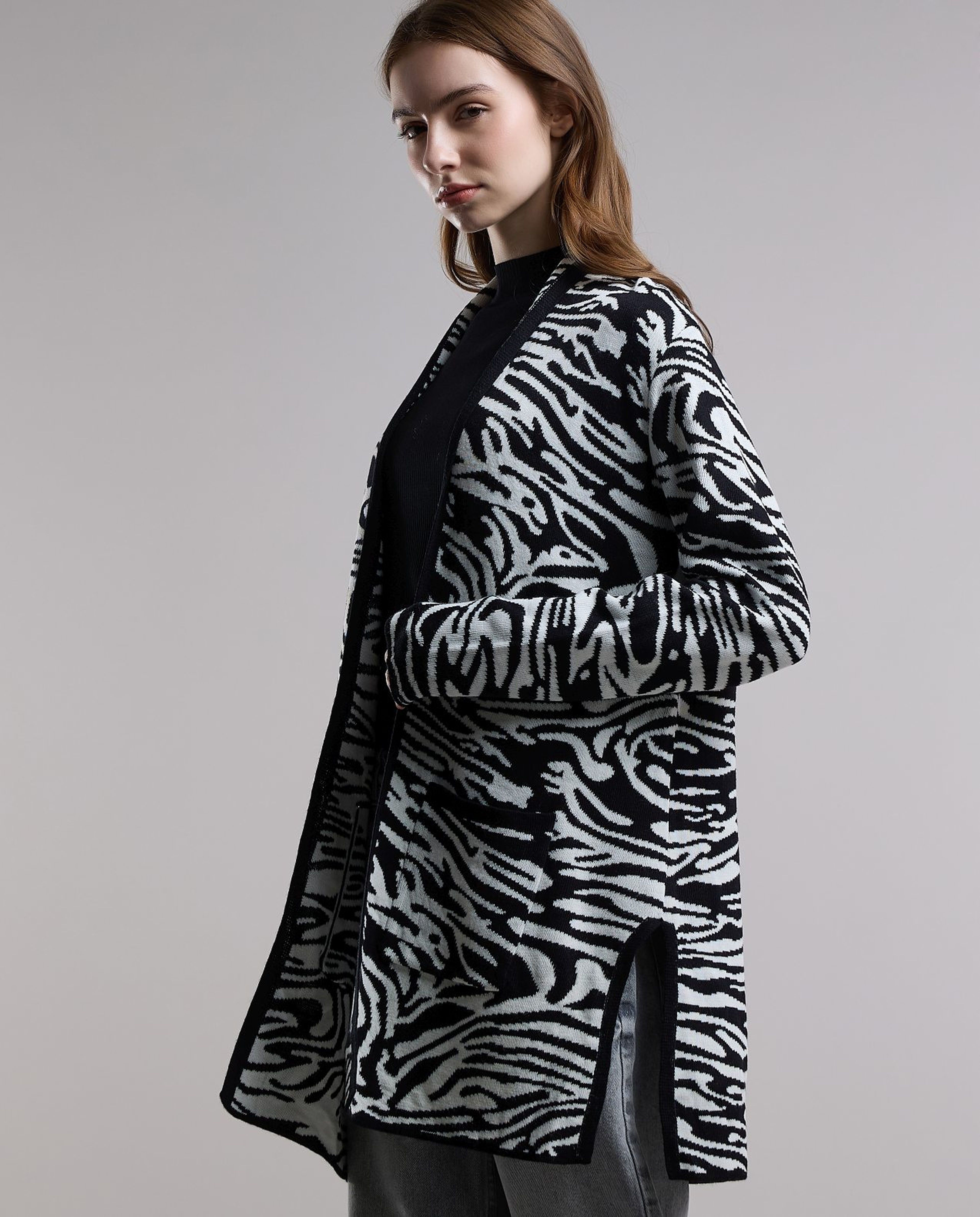 Animal Patterned Shrug