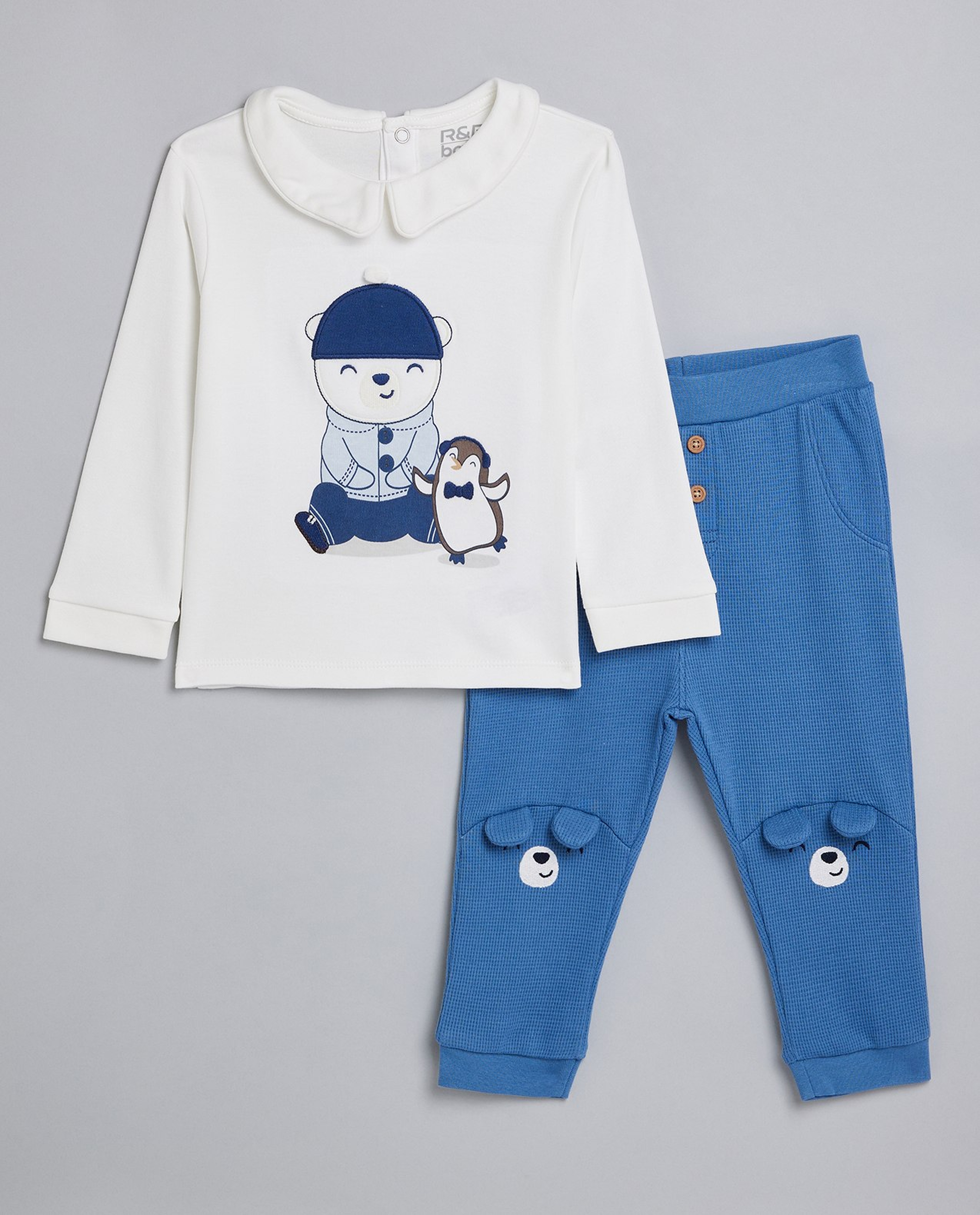 Printed Top and Bottom Set