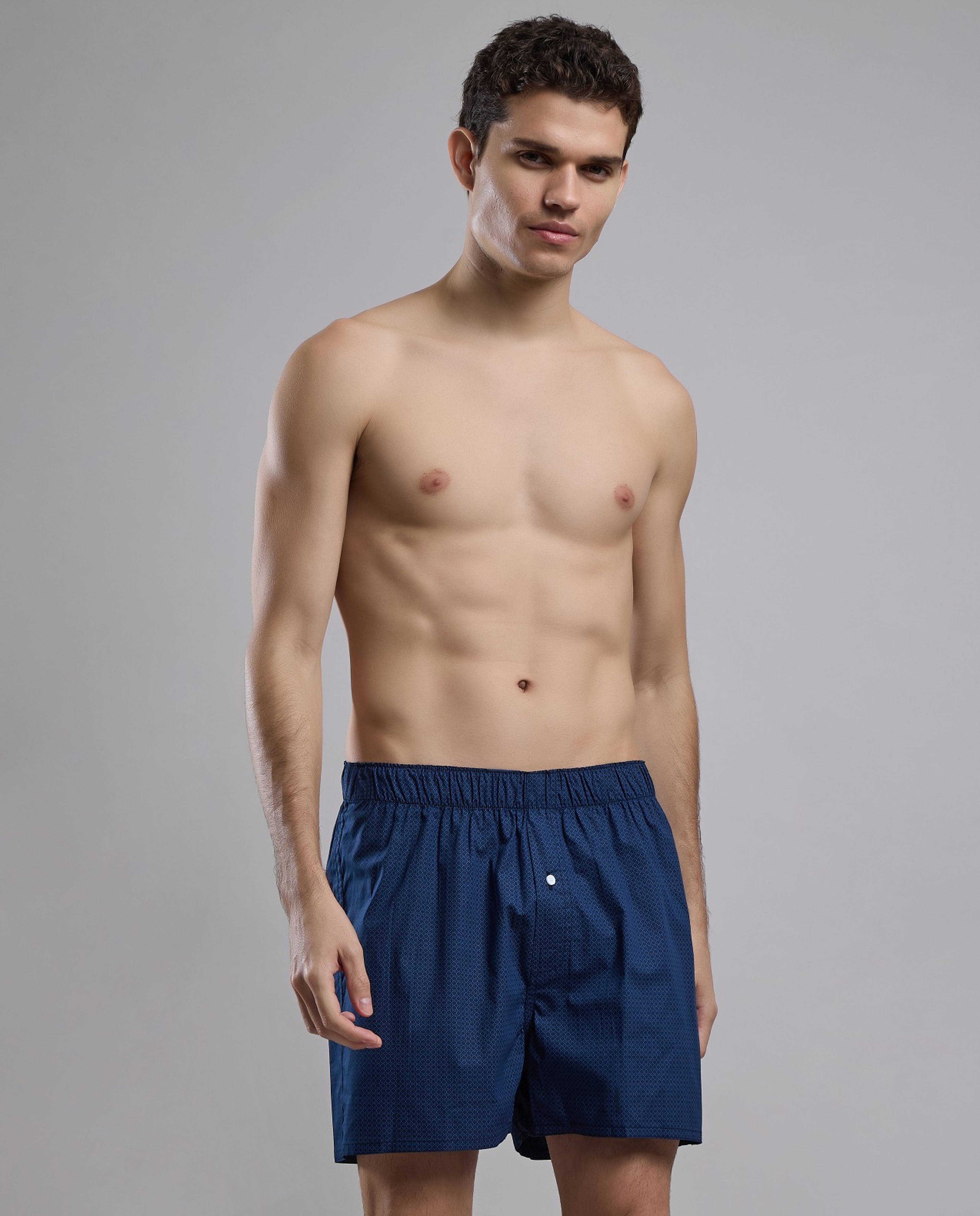 Printed Boxer with Elastic Waist