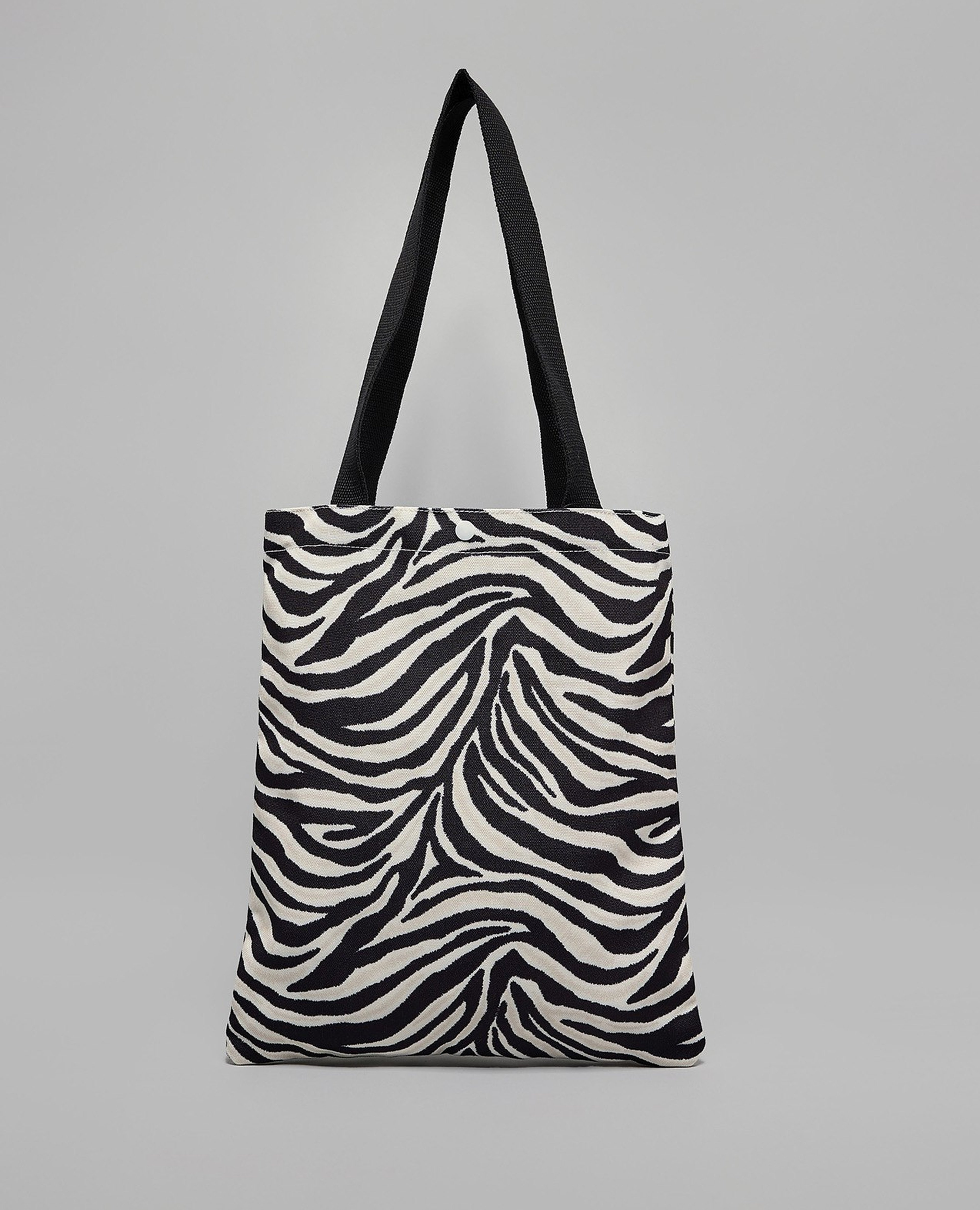 Animal Patterned Canvas Tote Bag