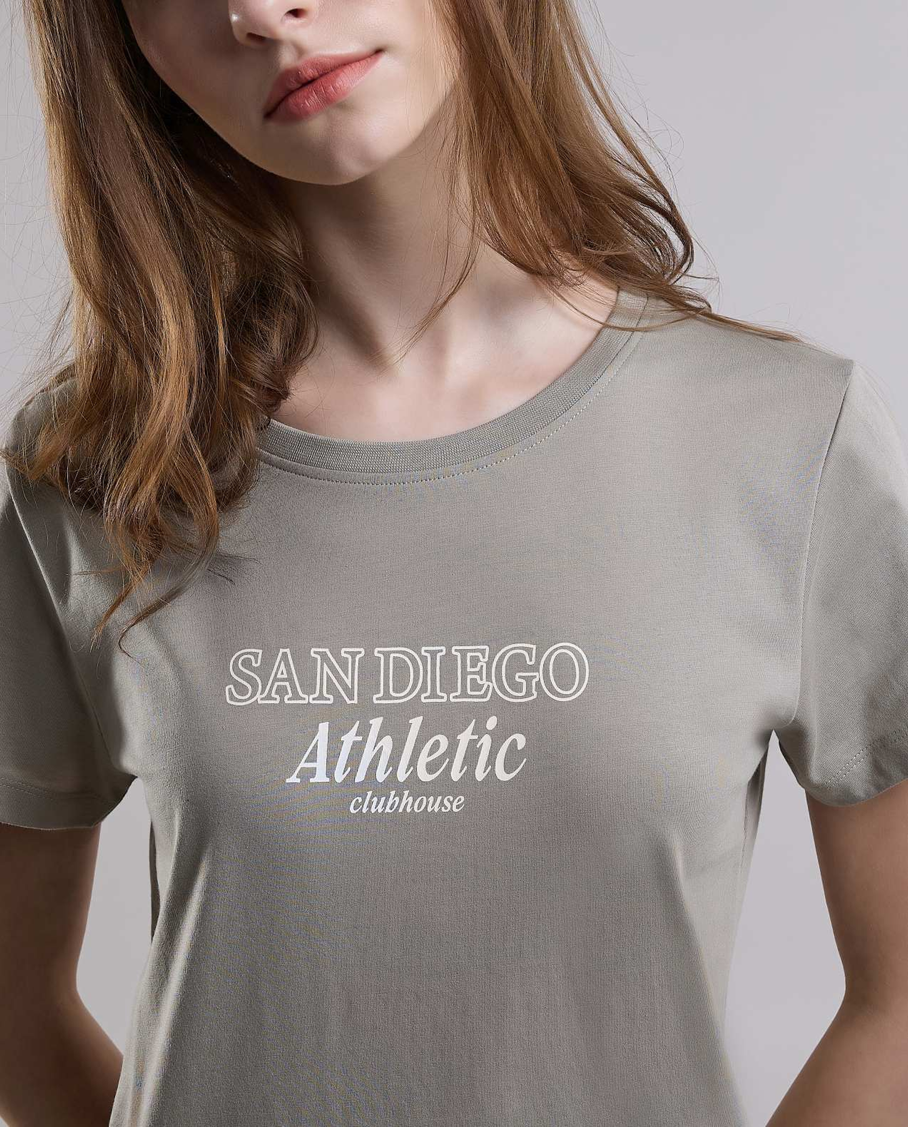 Typography Printed T-Shirt with Crew Neck and Short Sleeves