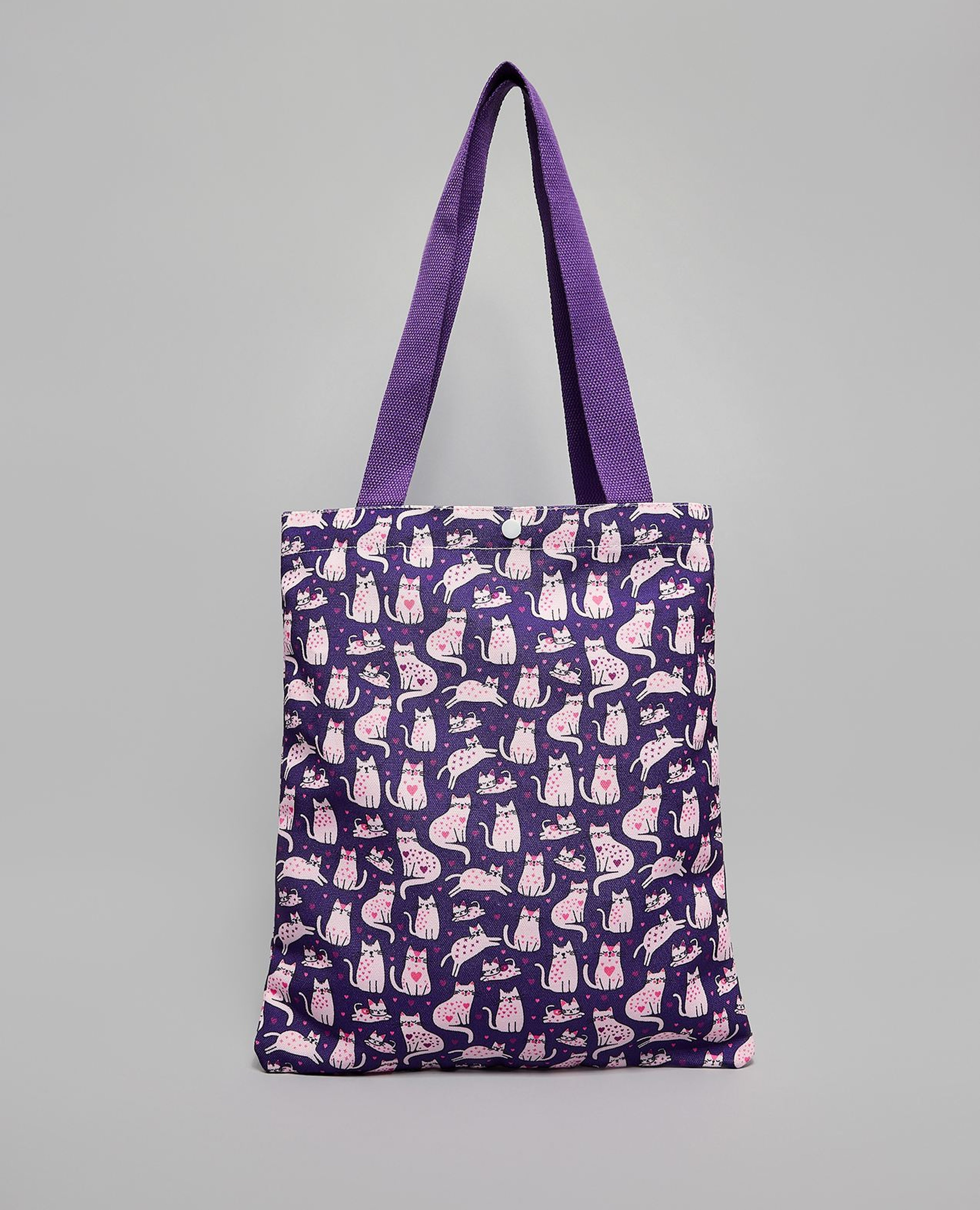 Printed Canvas Tote Bag