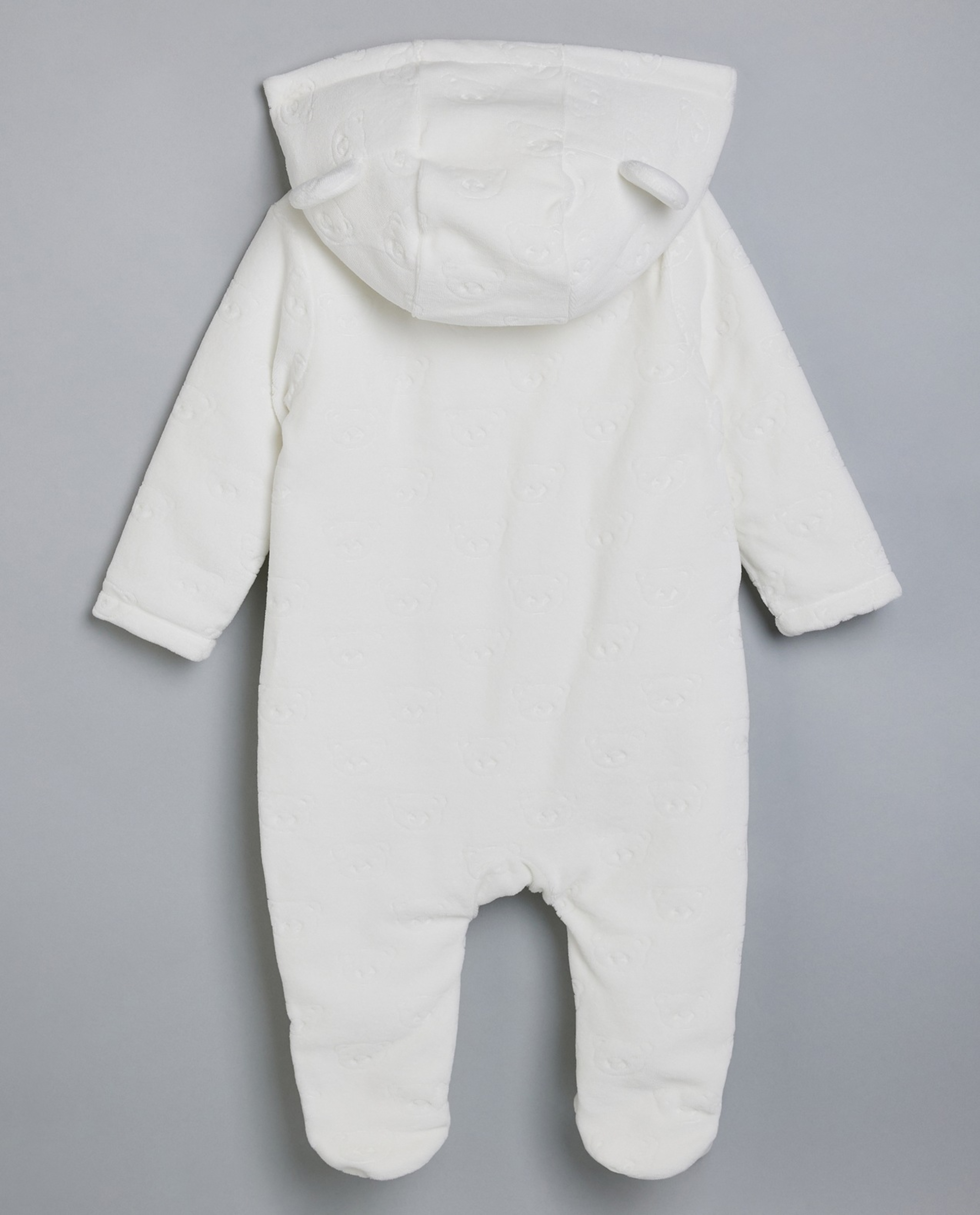 Solid Hooded Sleepsuit
