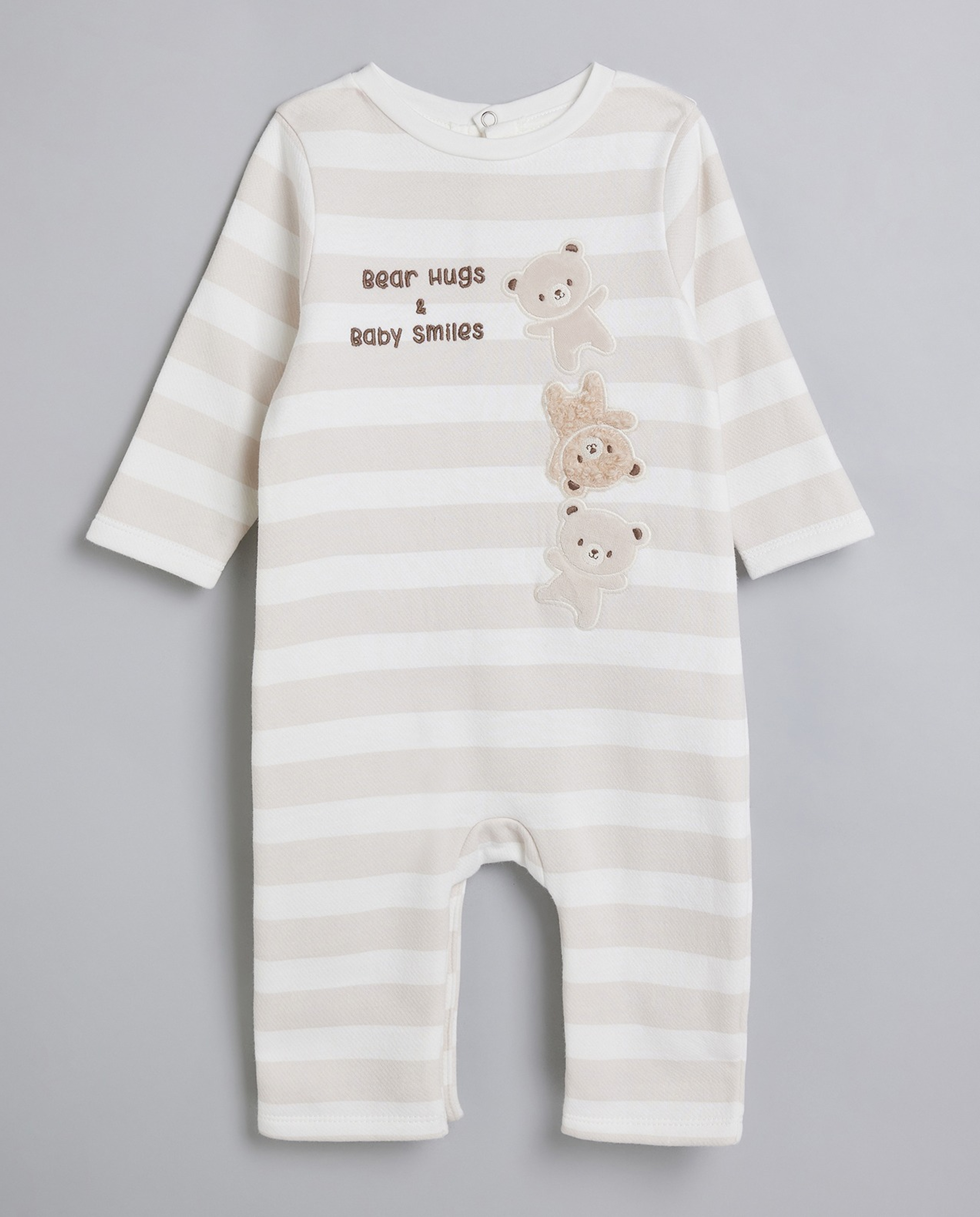 Striped Sleepsit with Cap