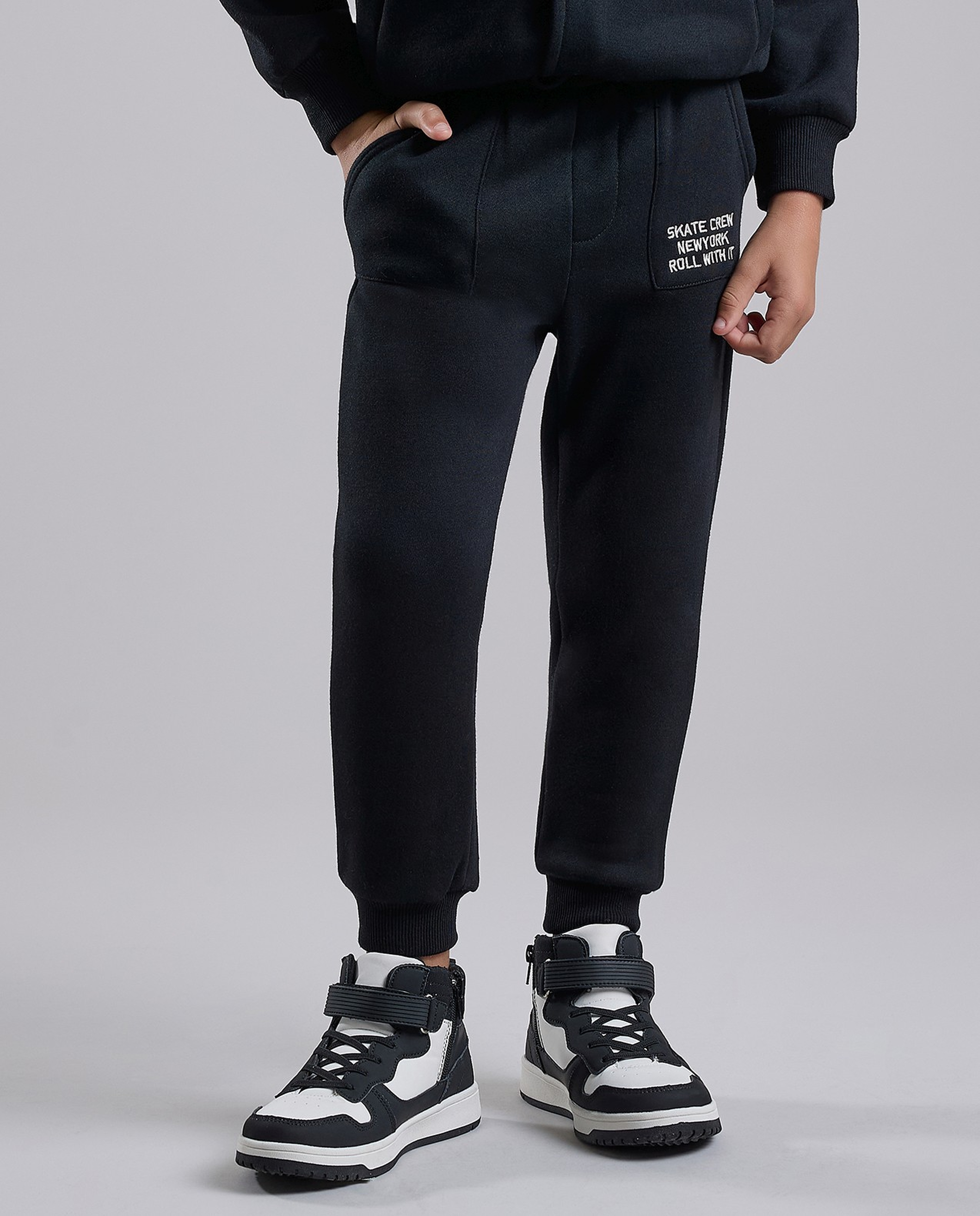 Printed Hooded Sweatsuit Set