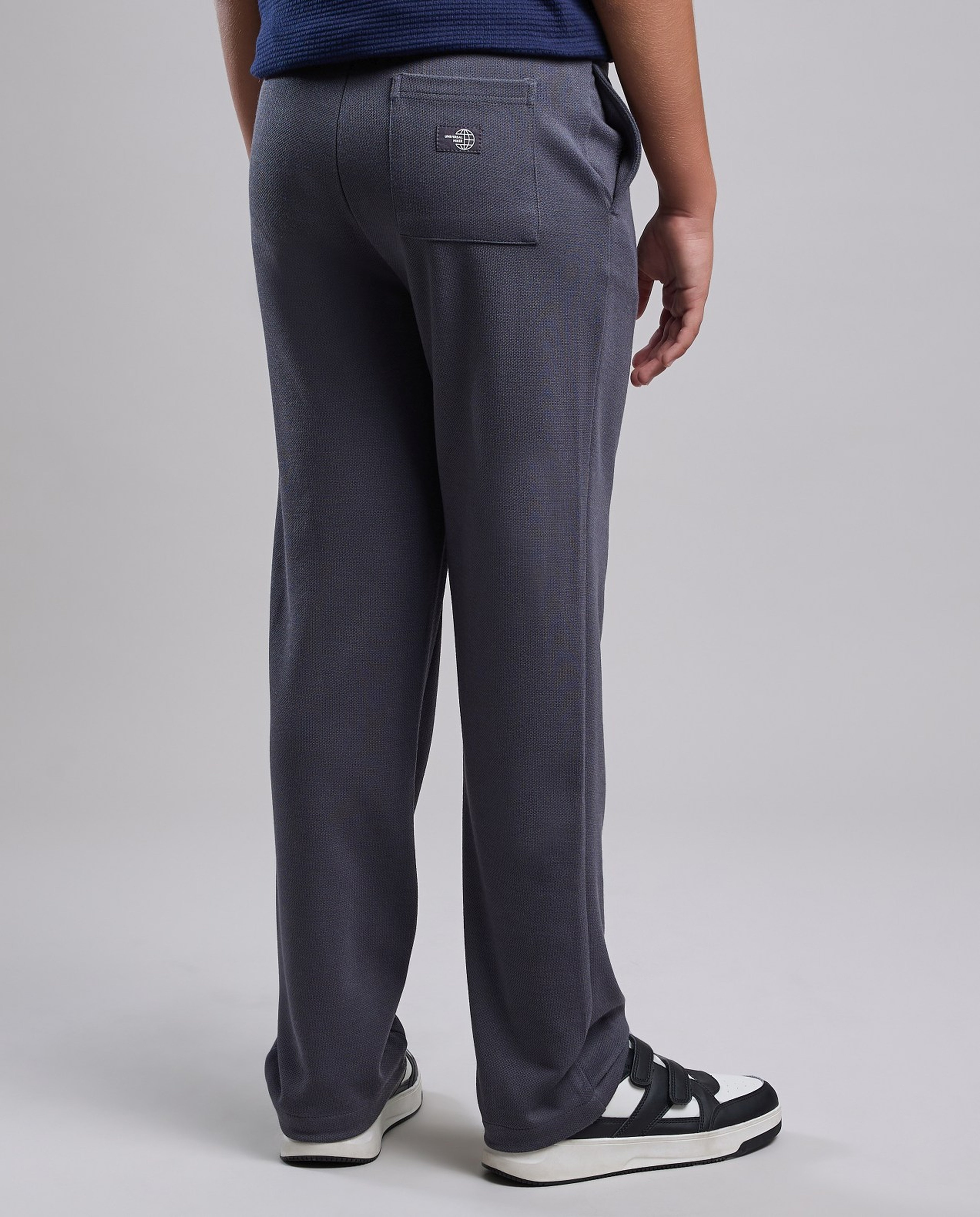 Solid Sweatpants with Drawstring Waist