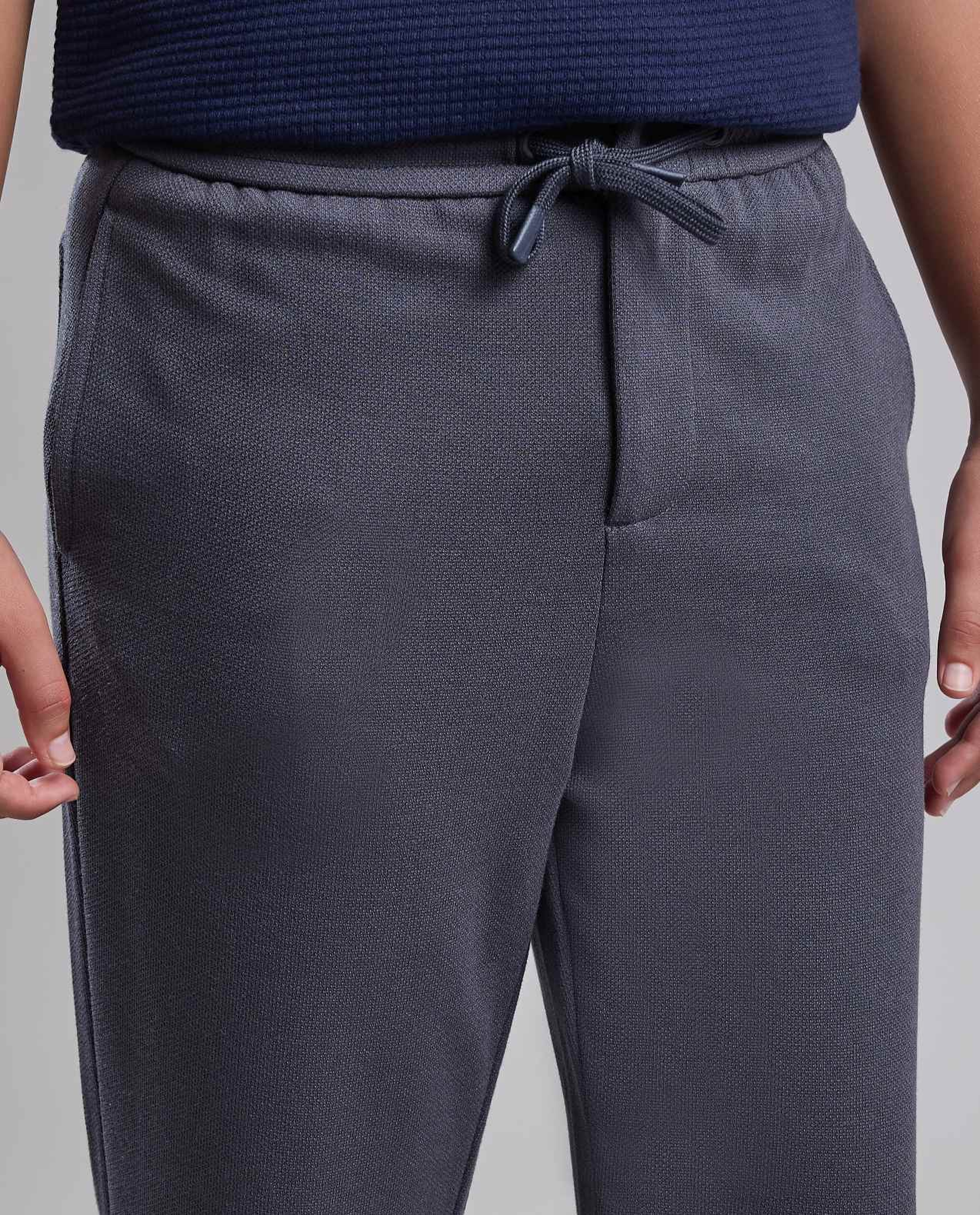 Solid Sweatpants with Drawstring Waist