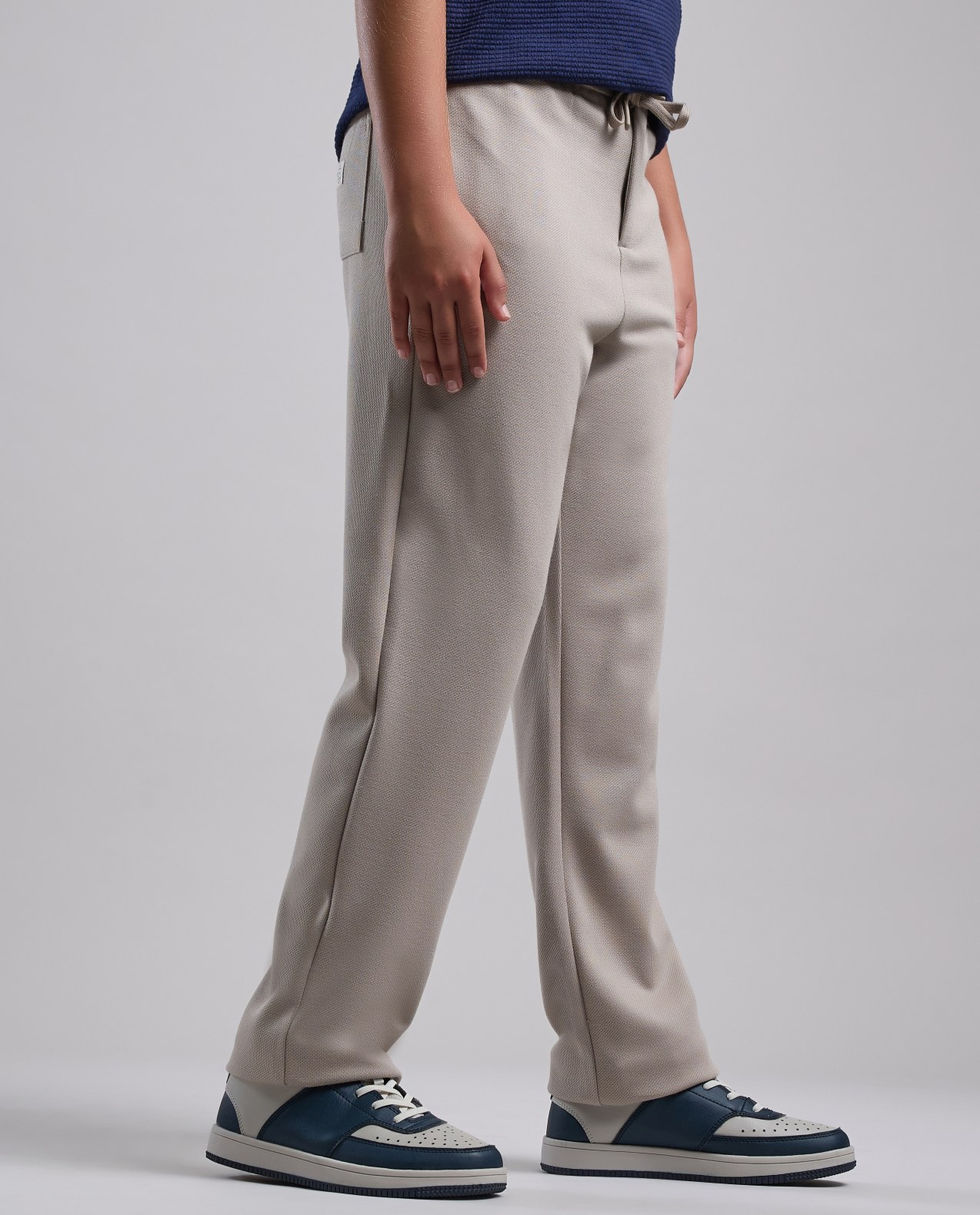 Solid Sweatpants with Drawstring Waist