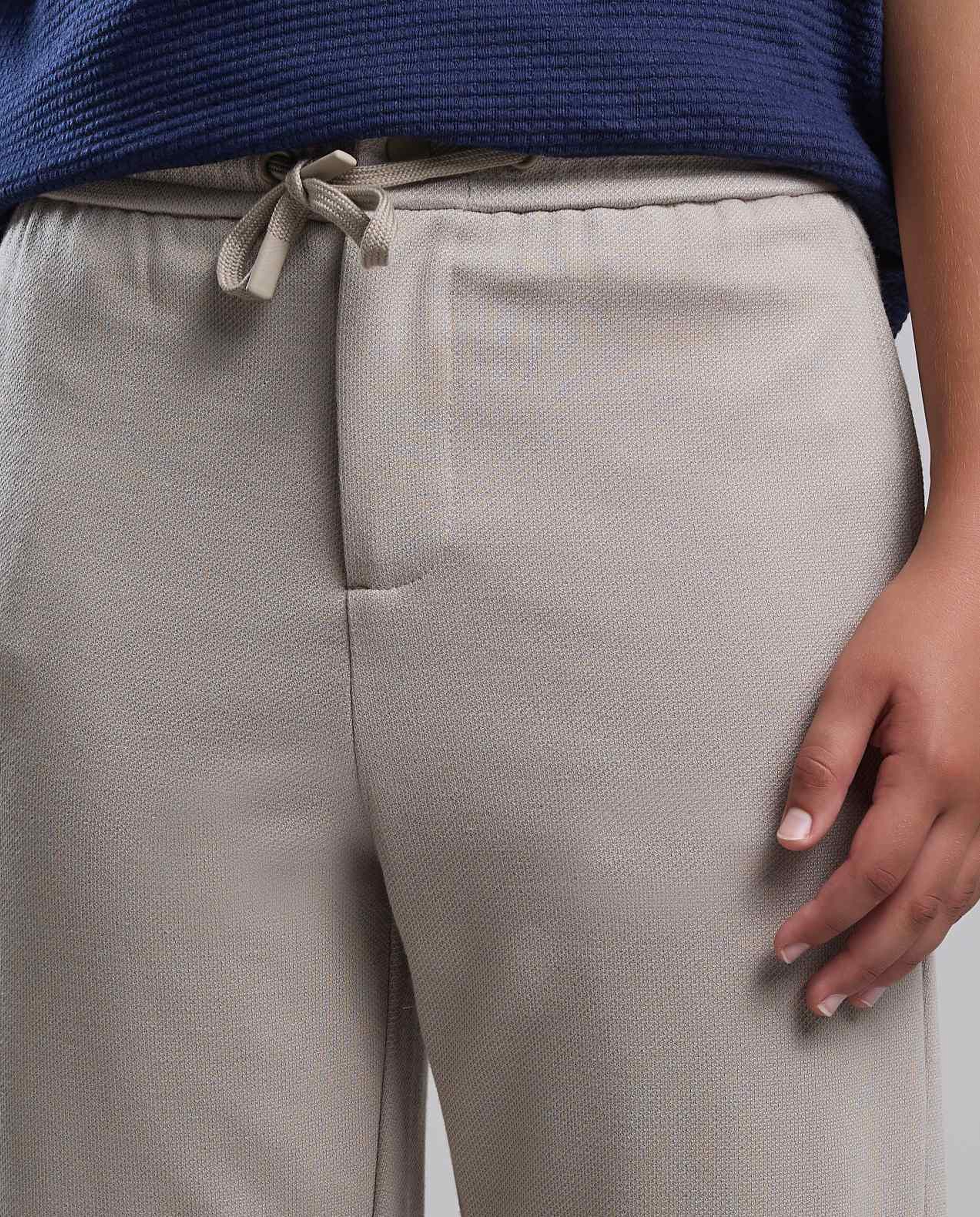 Solid Sweatpants with Drawstring Waist