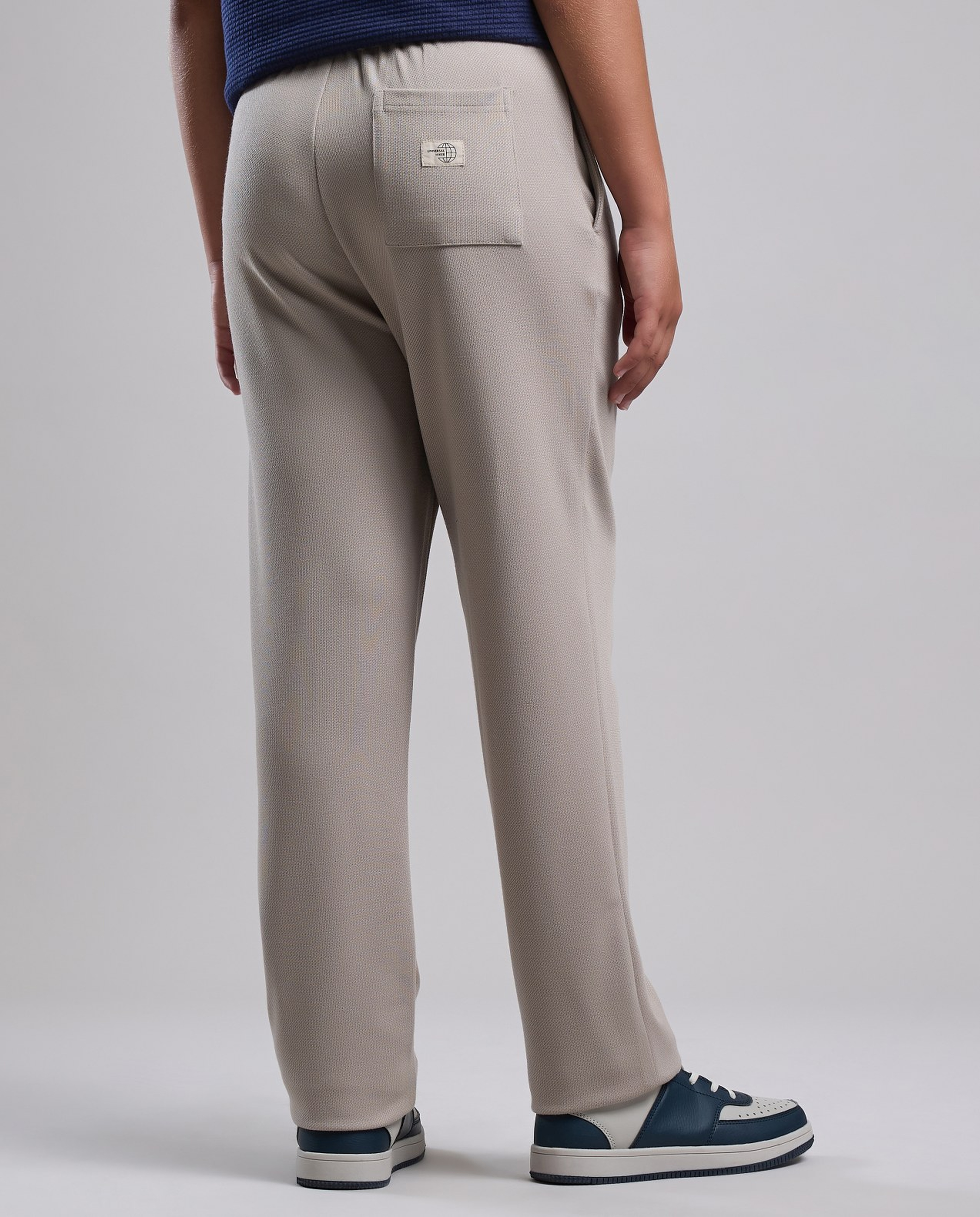 Solid Sweatpants with Drawstring Waist