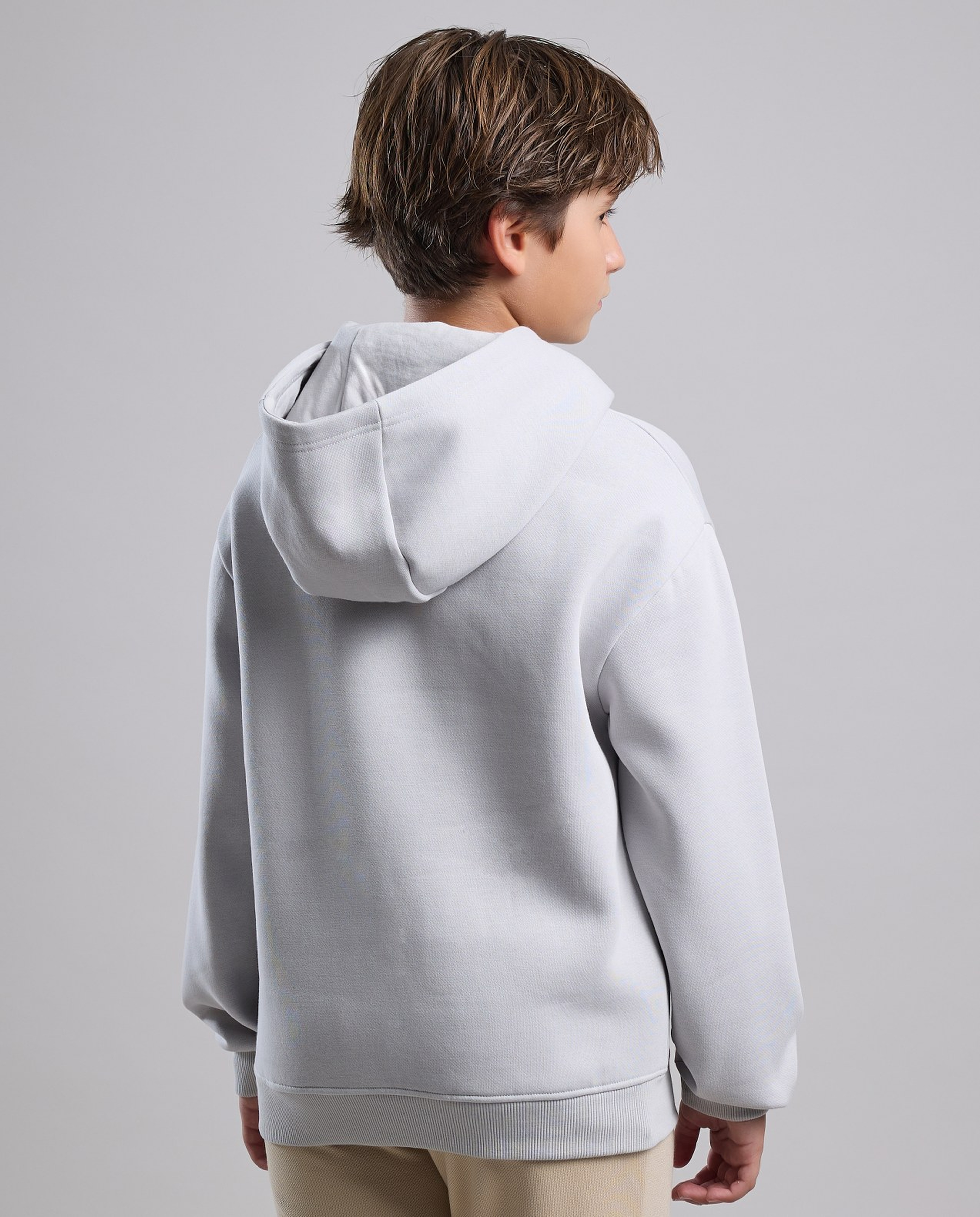 Embroidered Hoodie with Long Sleeves