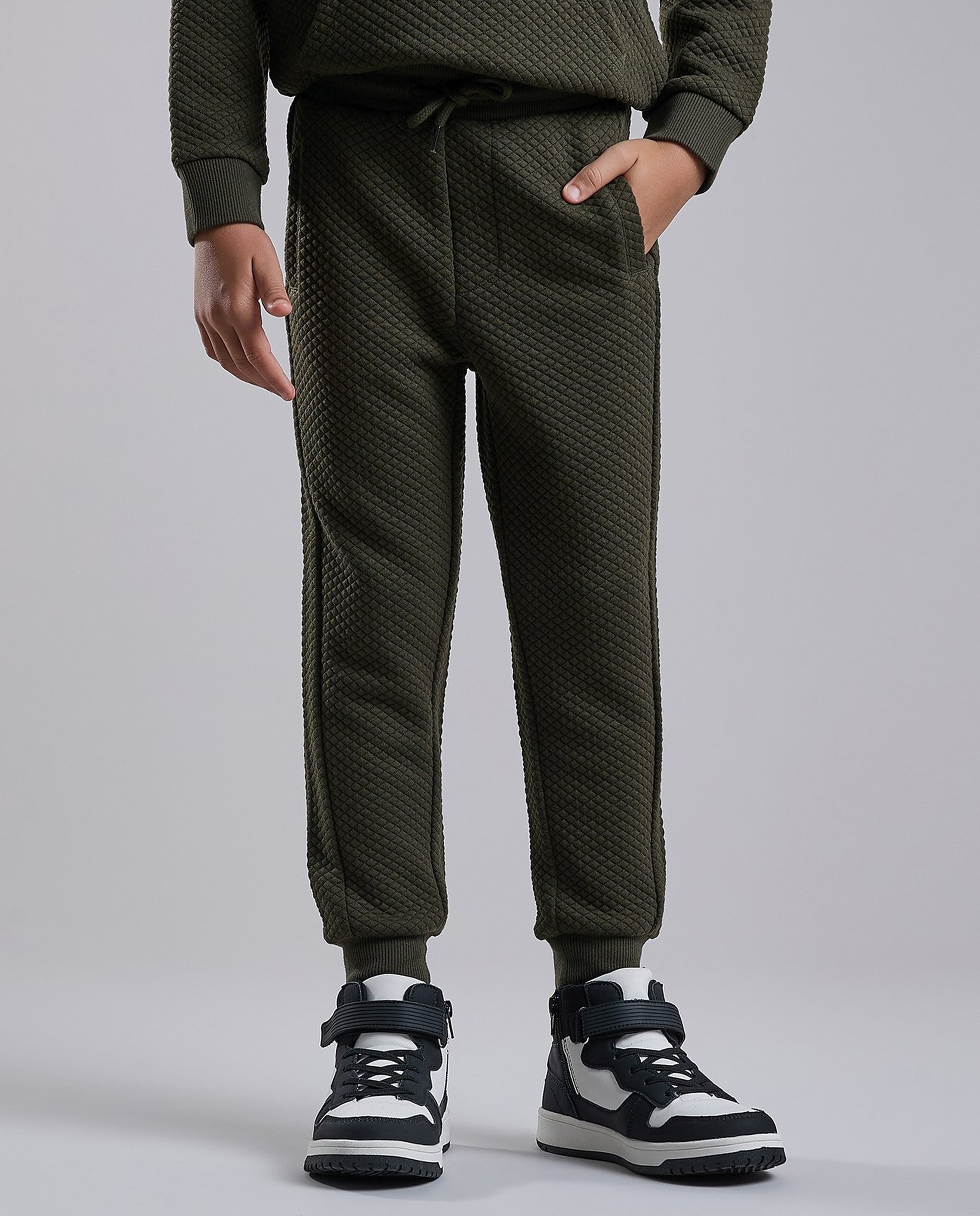 Printed Hooded Sweatsuit Set