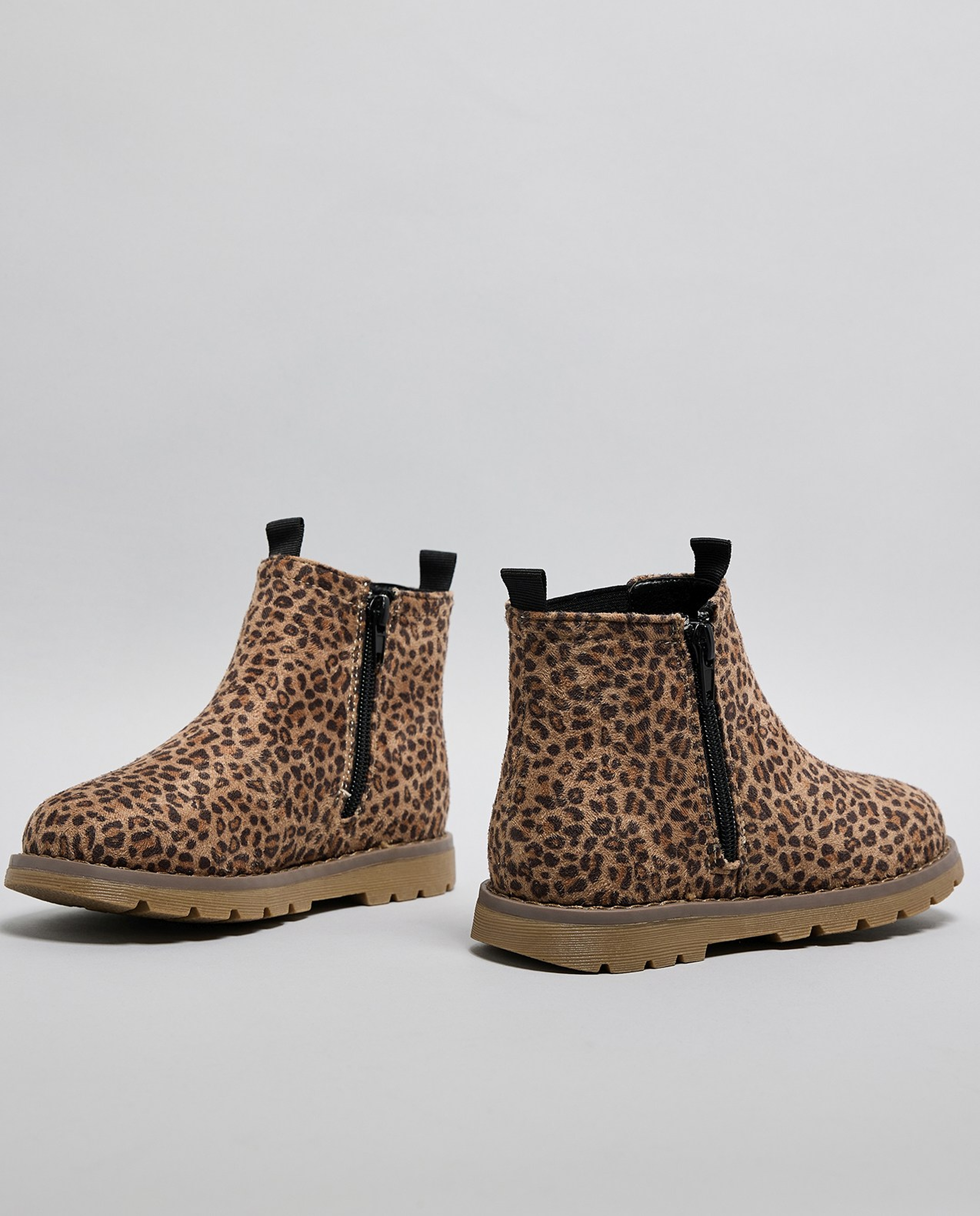 Animal Print Ankle Boots