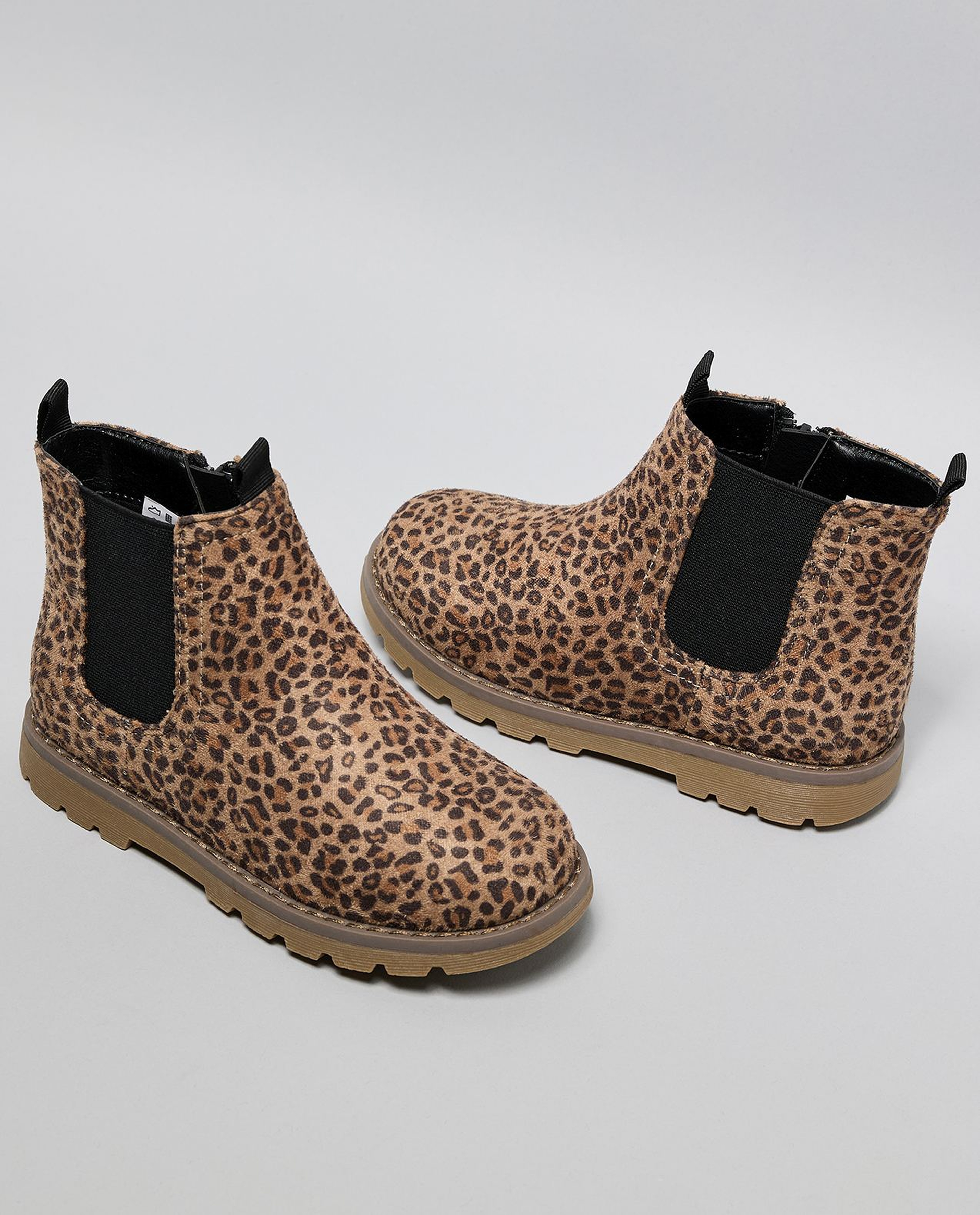 Animal Print Ankle Boots
