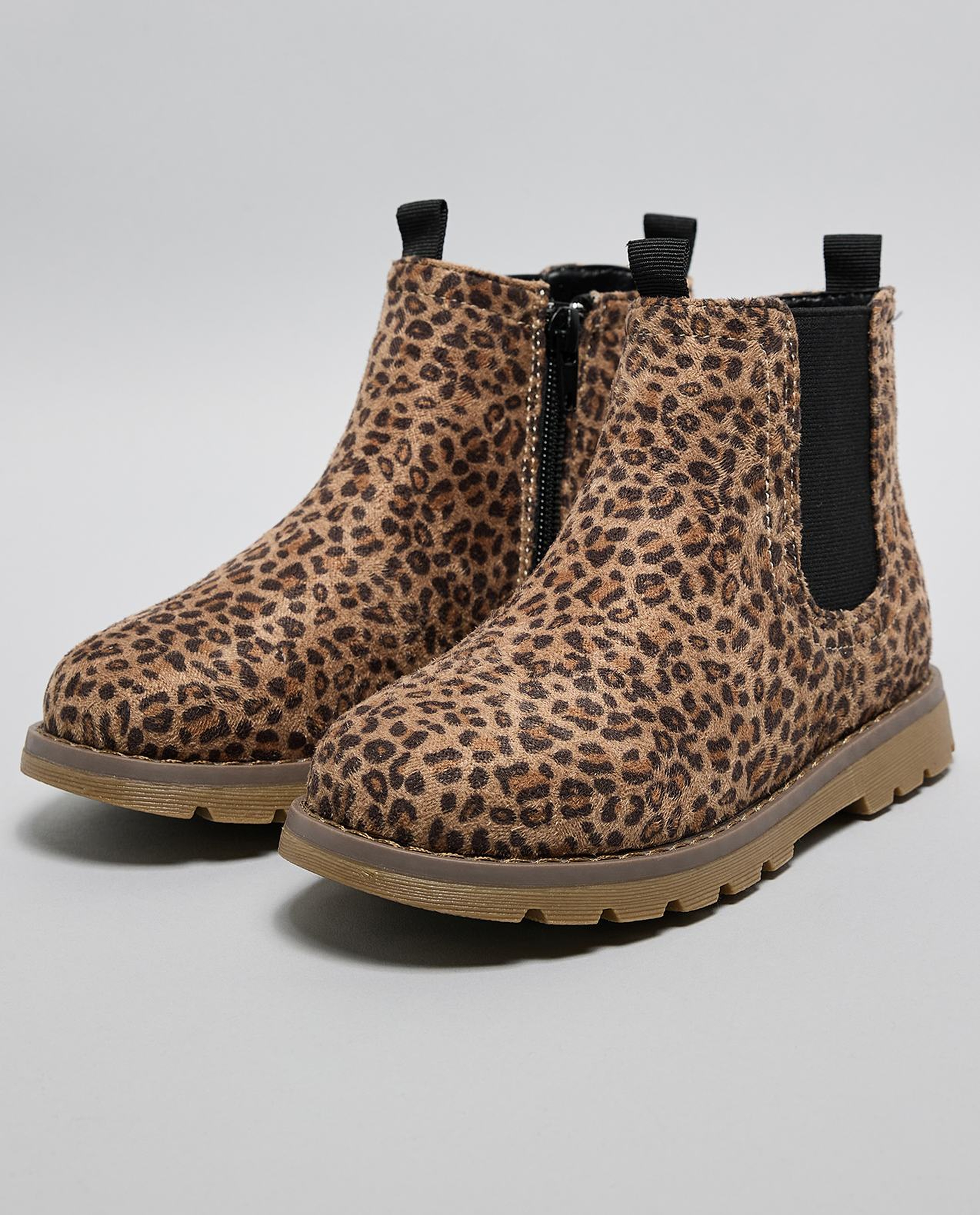 Animal Print Ankle Boots