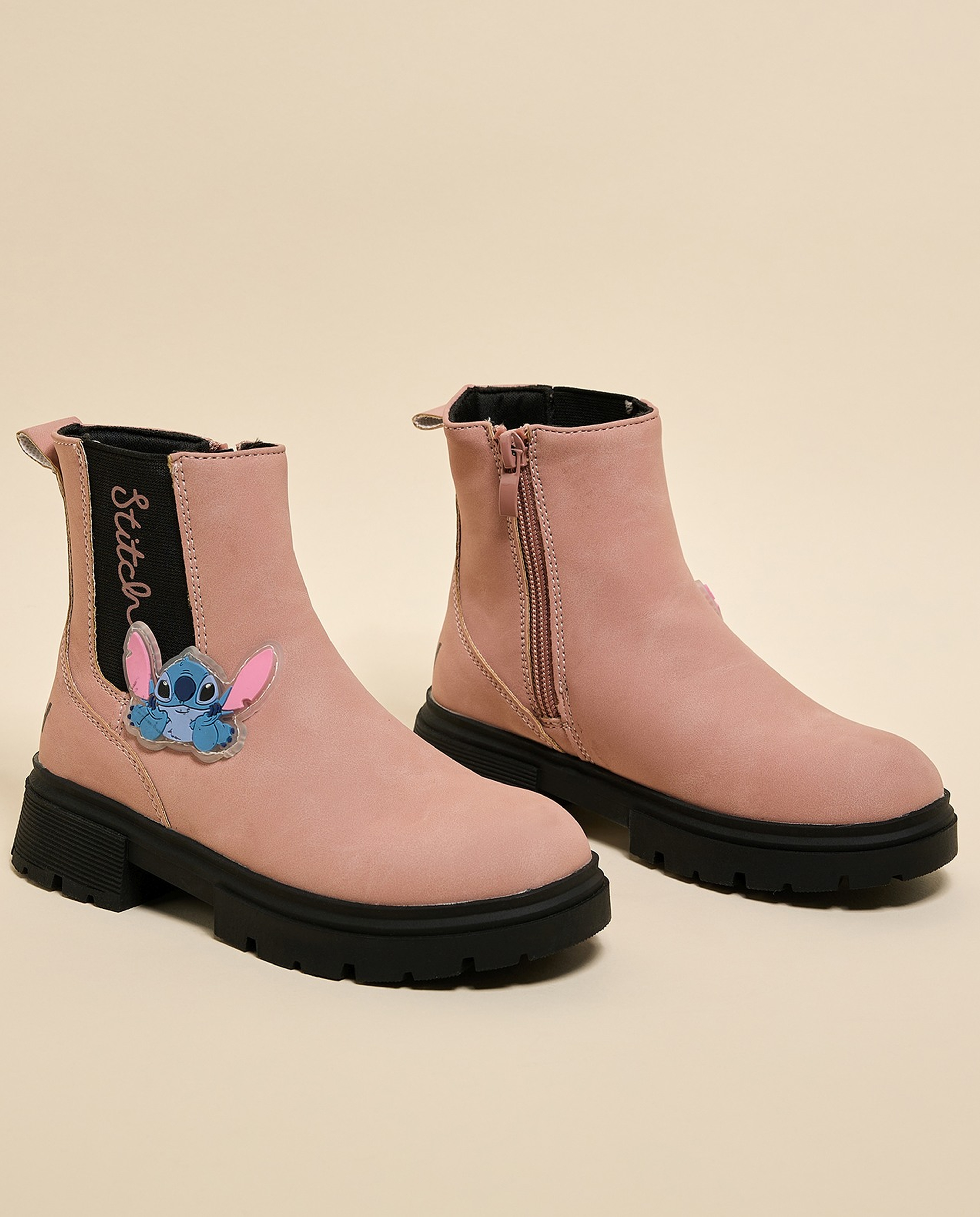 Stitch Detail Ankle Boots