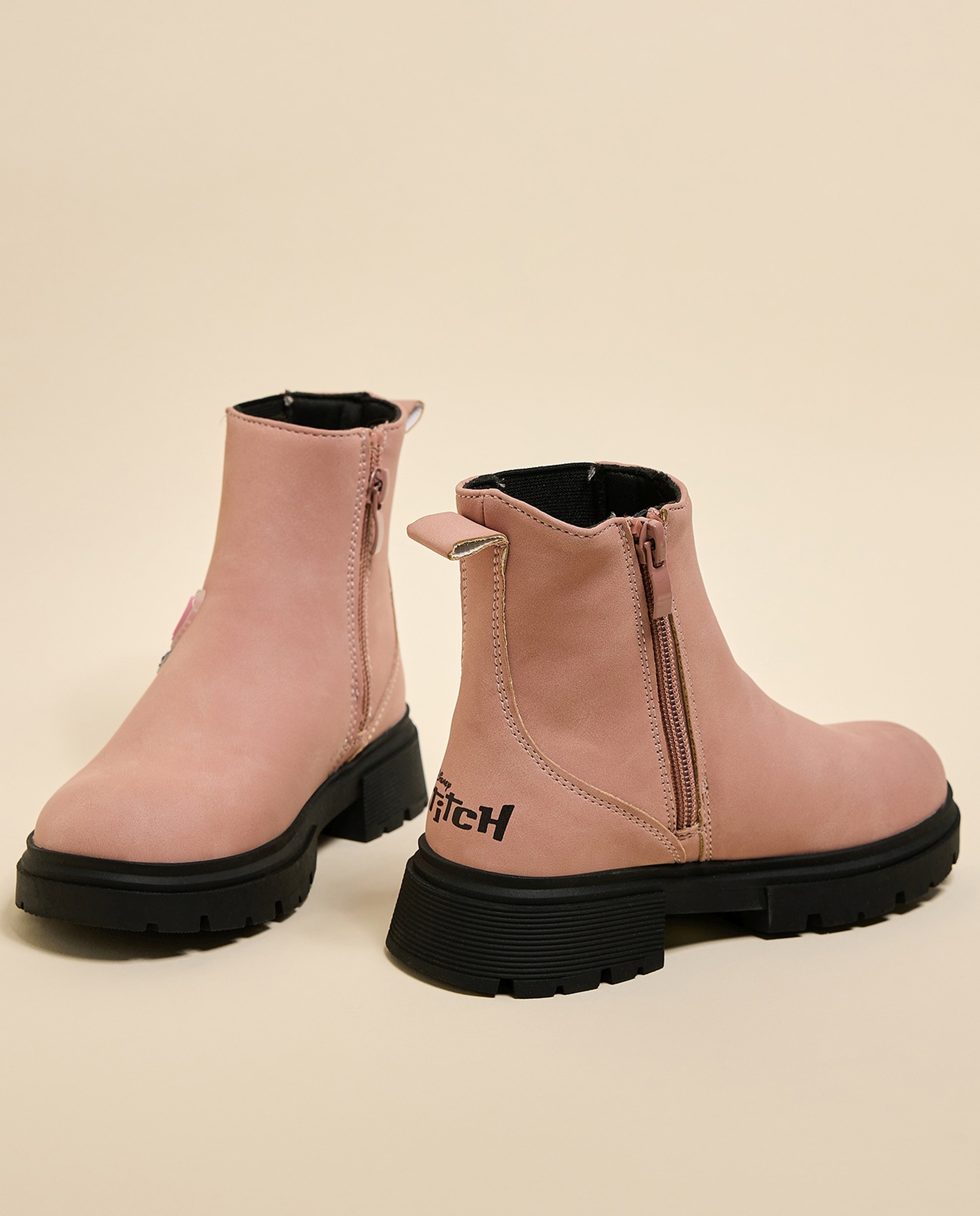 Stitch Detail Ankle Boots