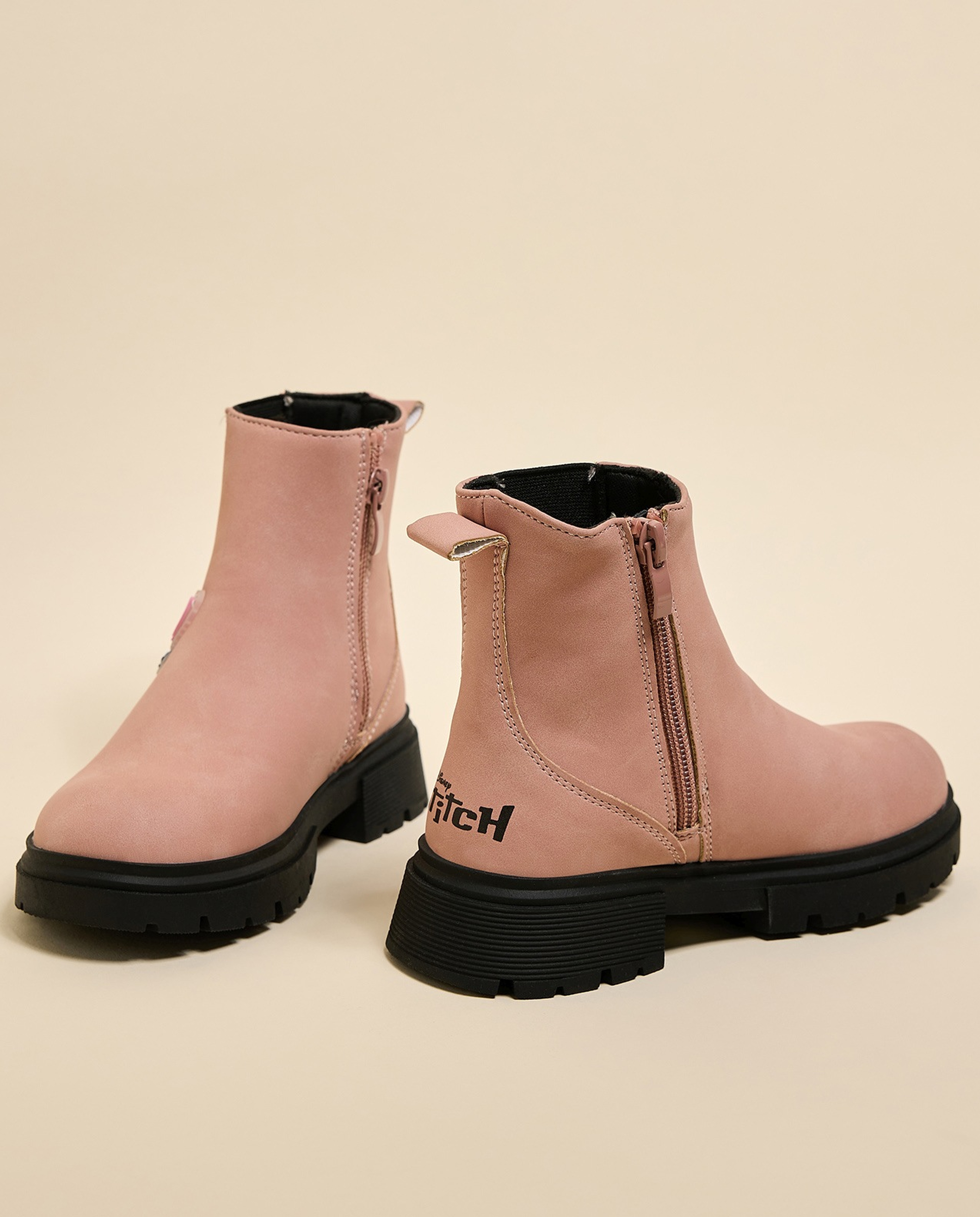 Stitch Detail Ankle Boots