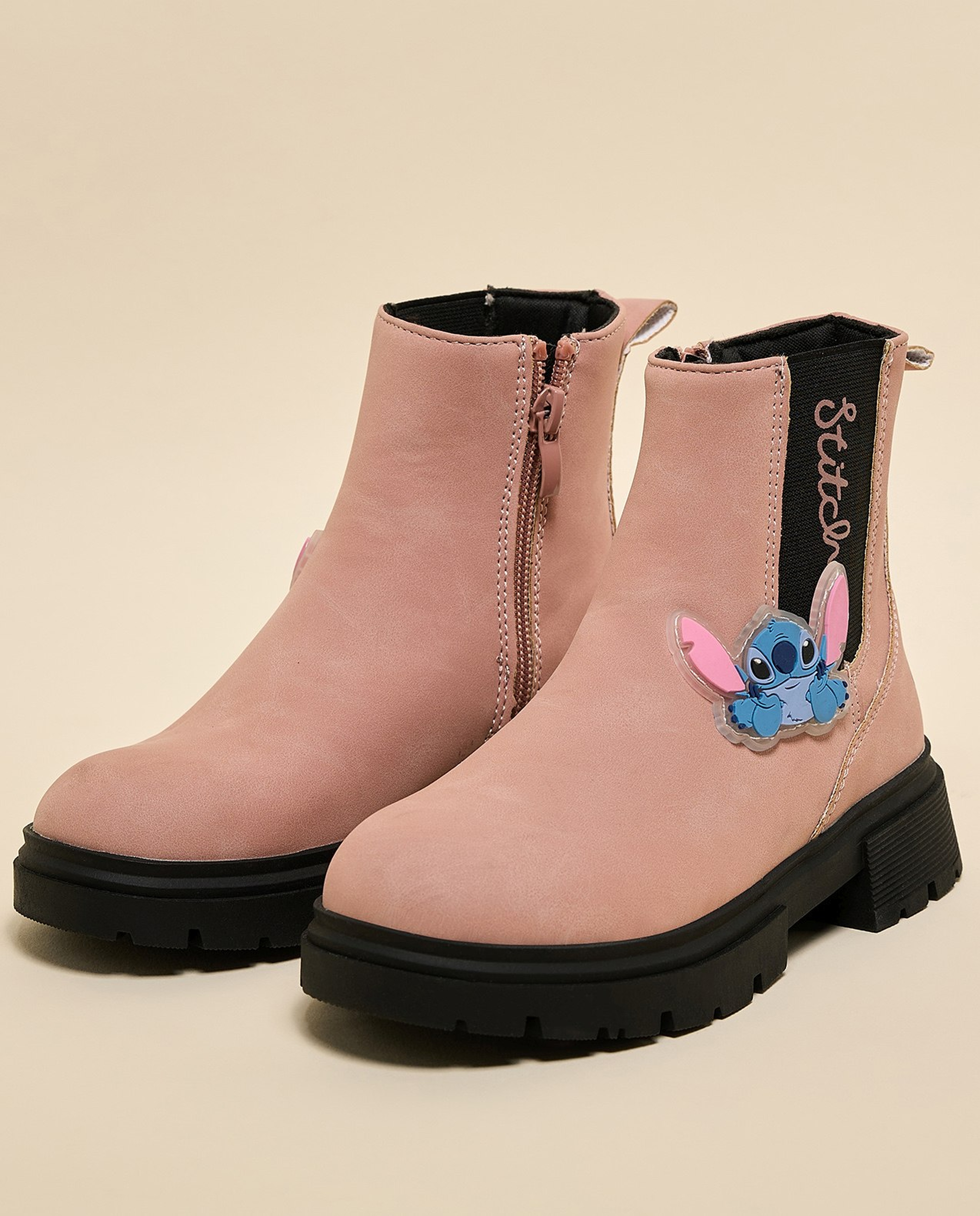 Stitch Detail Ankle Boots