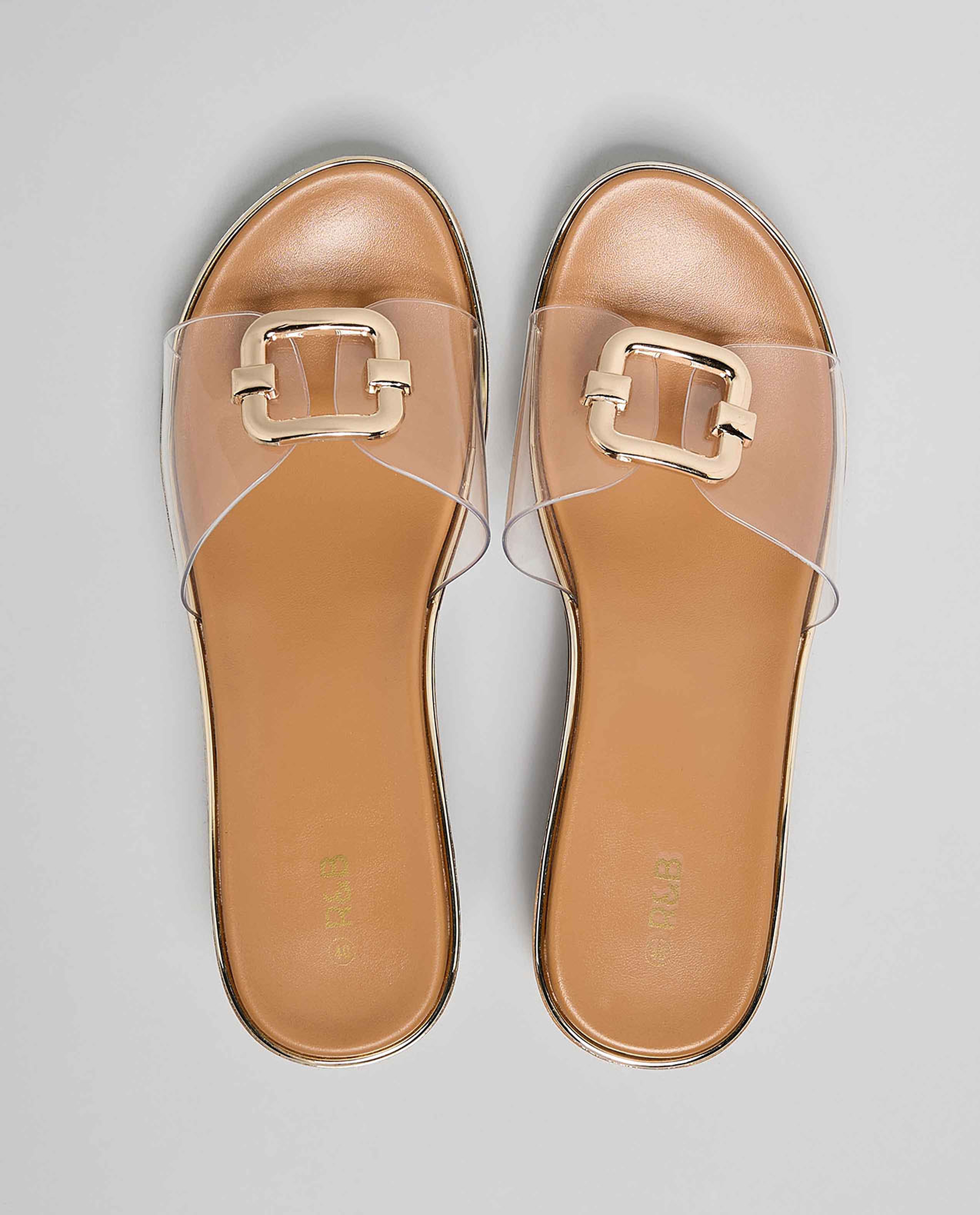 Clear Strap Platform Sandals