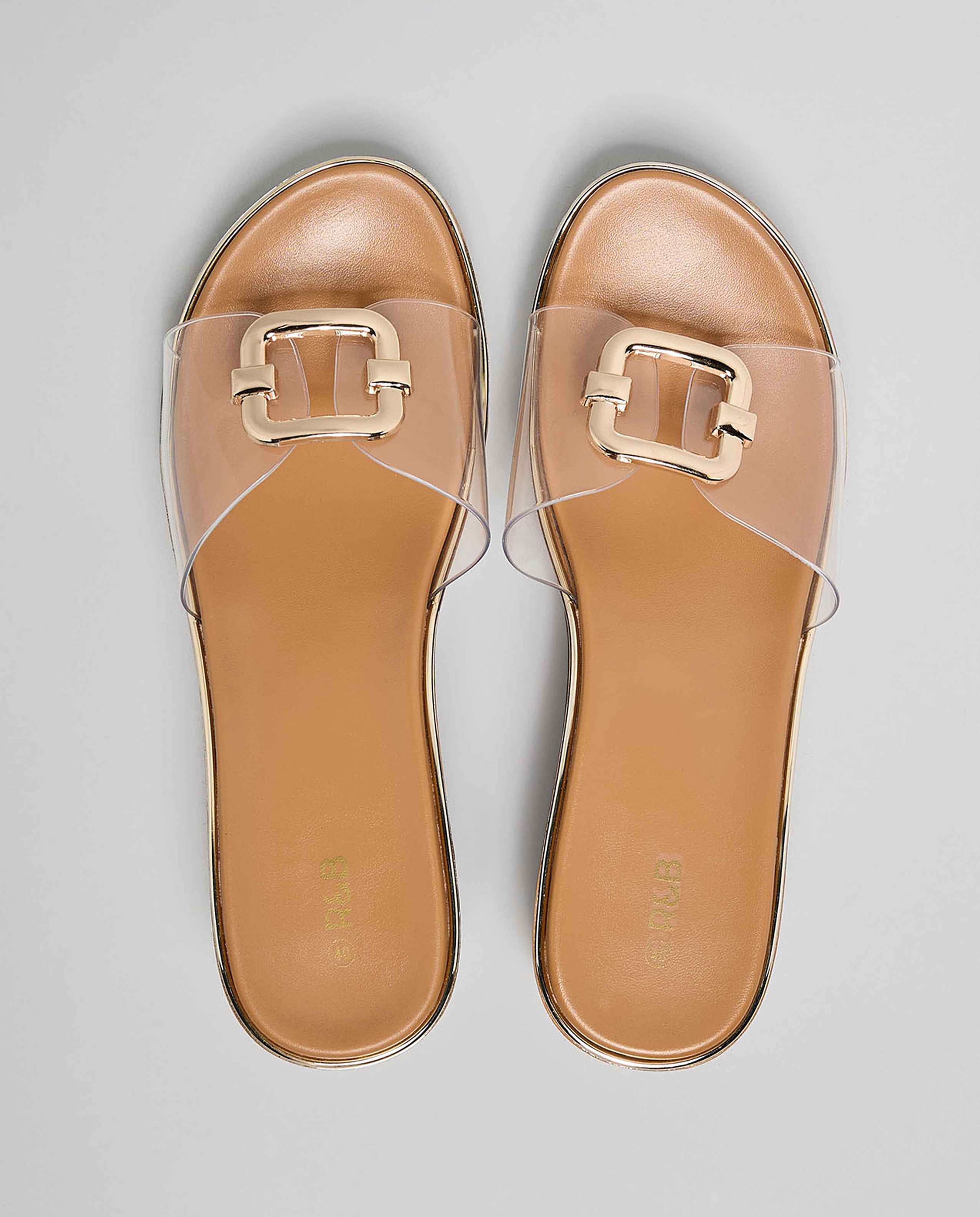 Clear Strap Platform Sandals