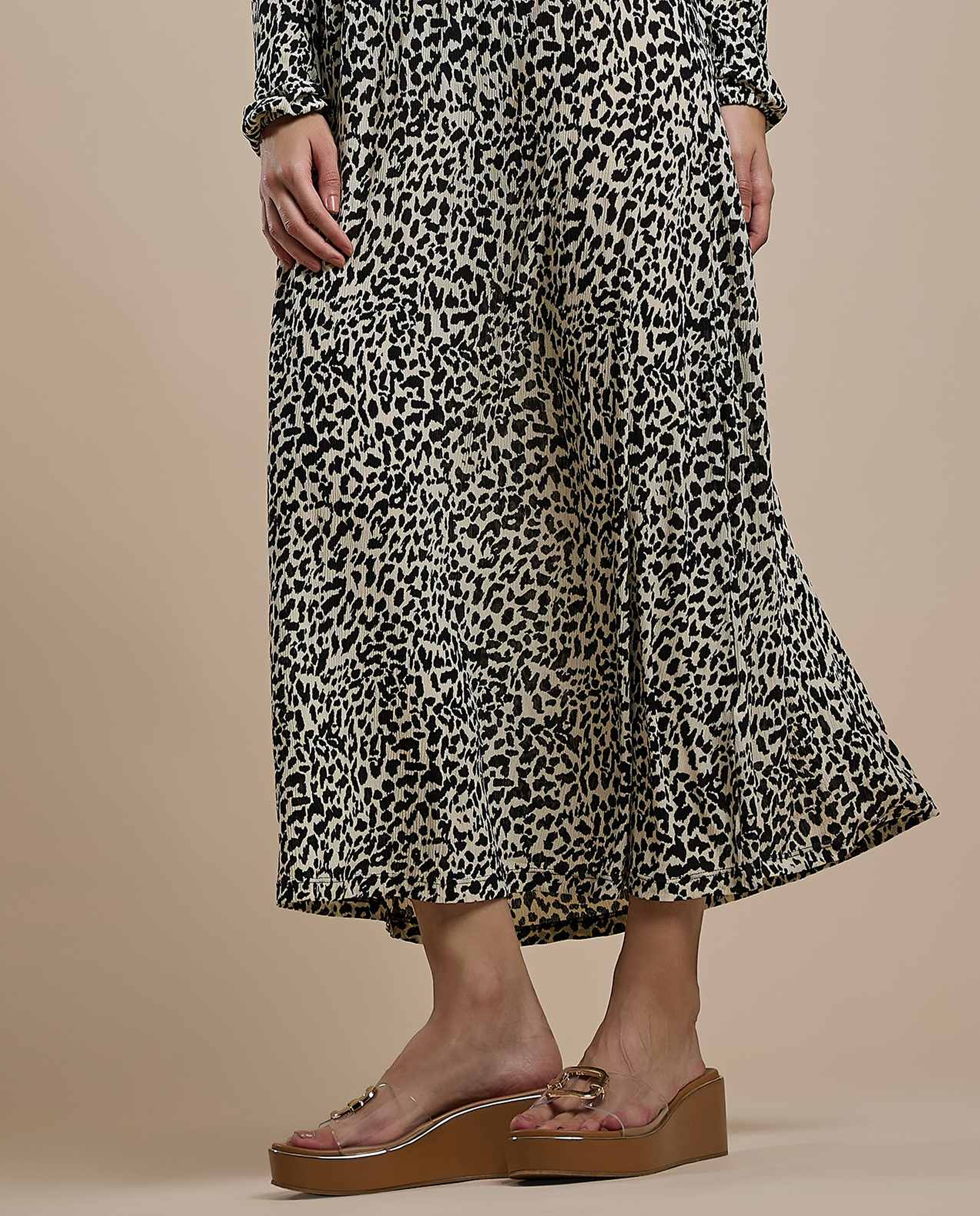 Clear Strap Platform Sandals