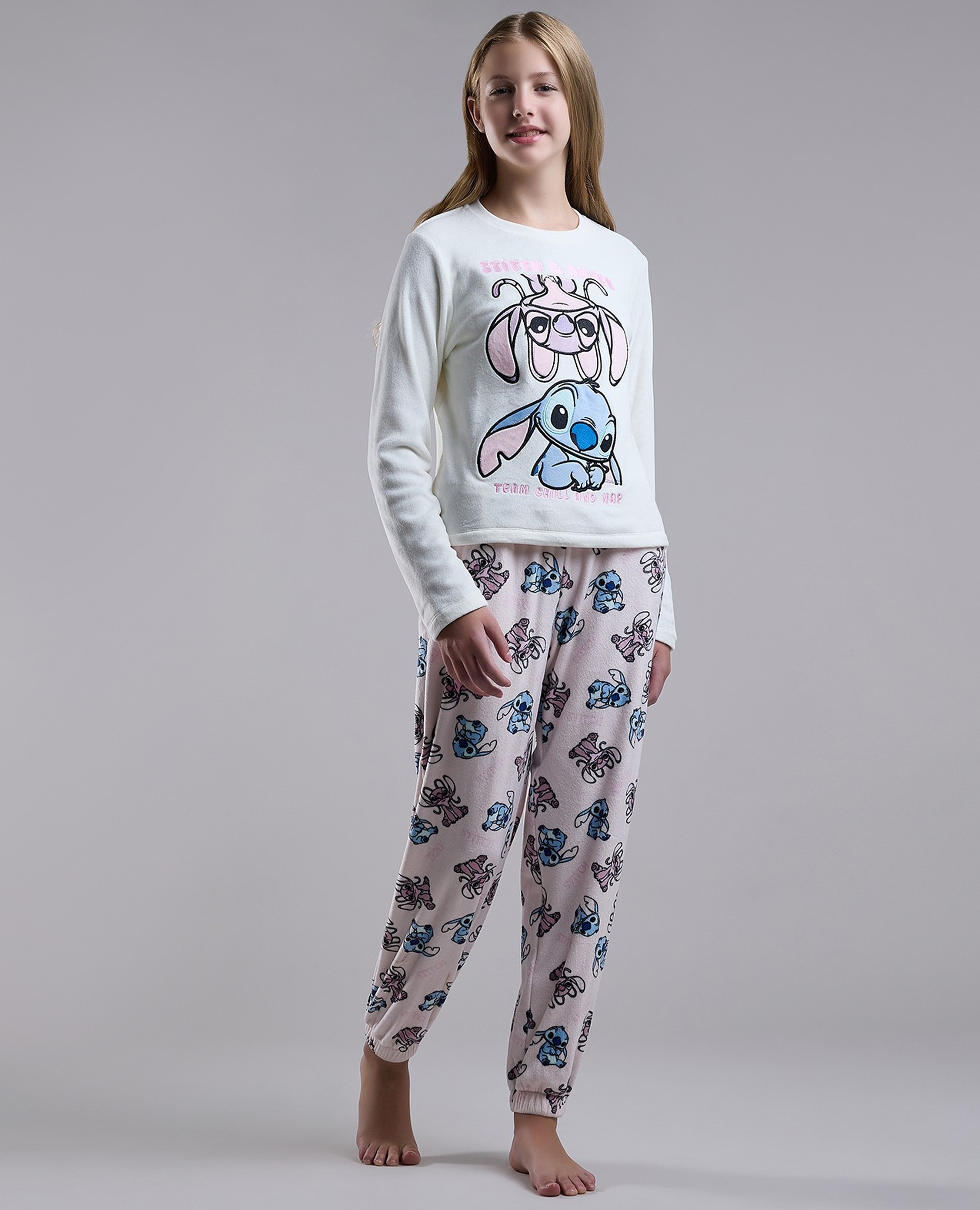 طقم بيجاما بطبعة