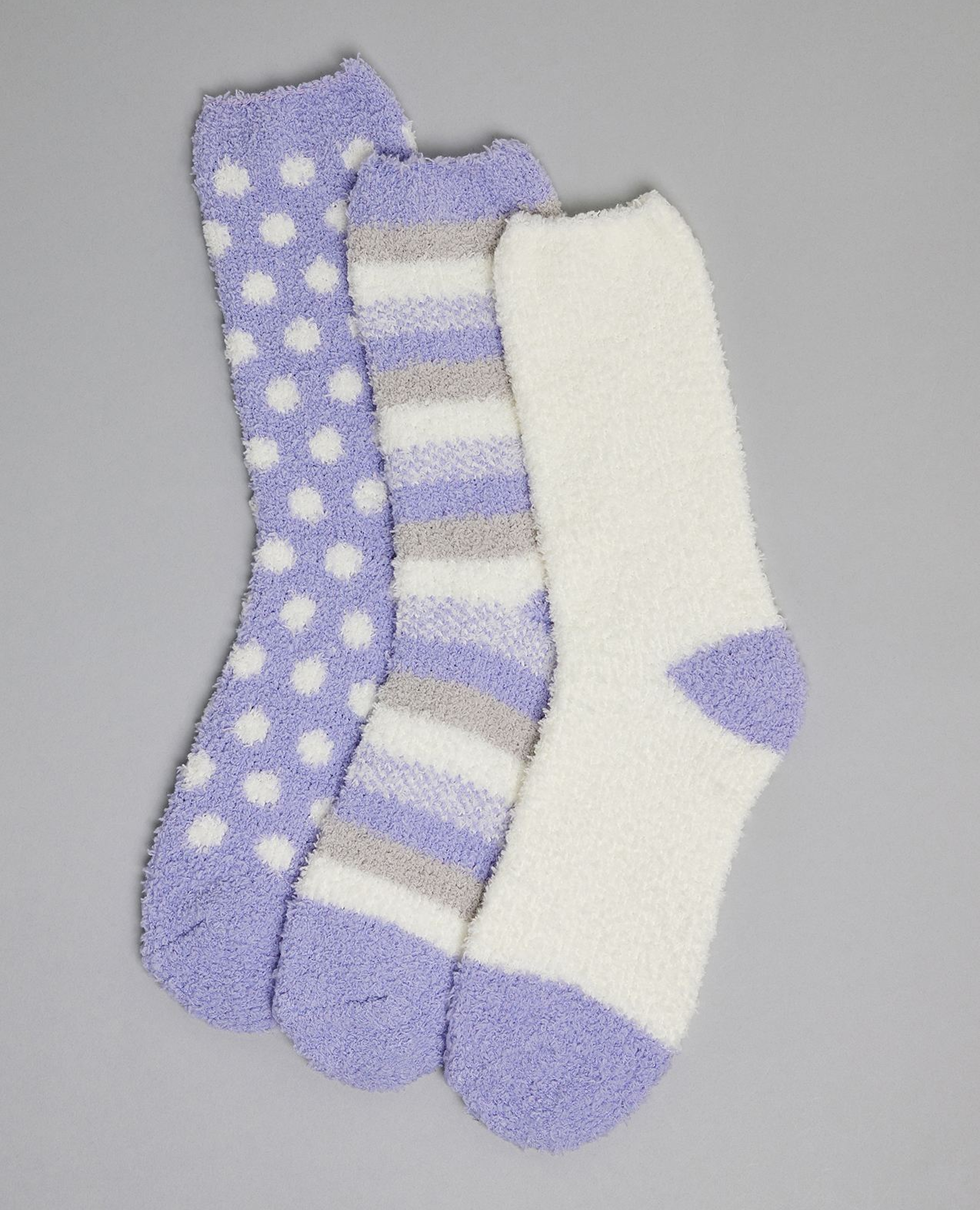 جوارب شتوية بطبعة - 3 ازواج