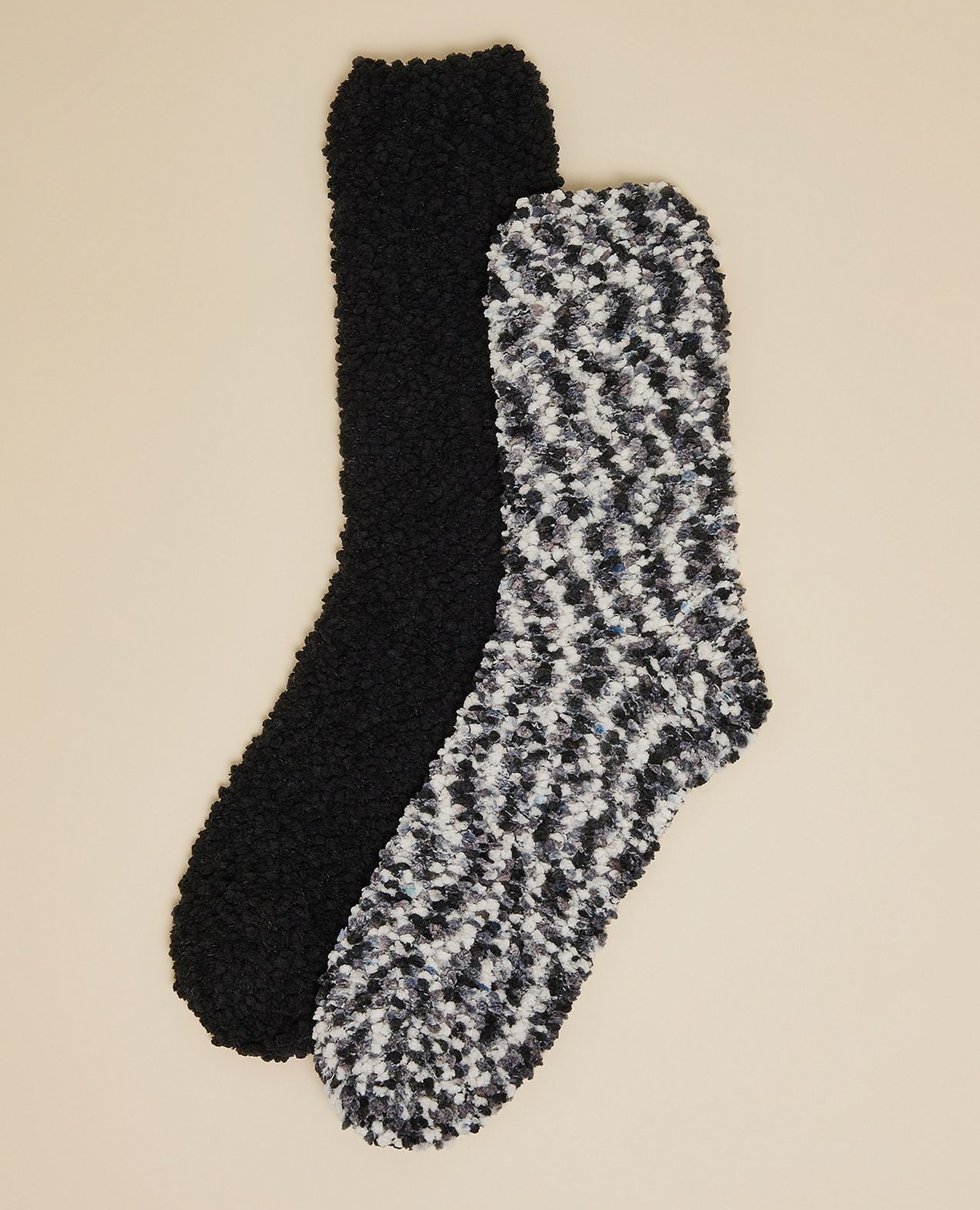 جوارب شتوية بطبعة - زوجين