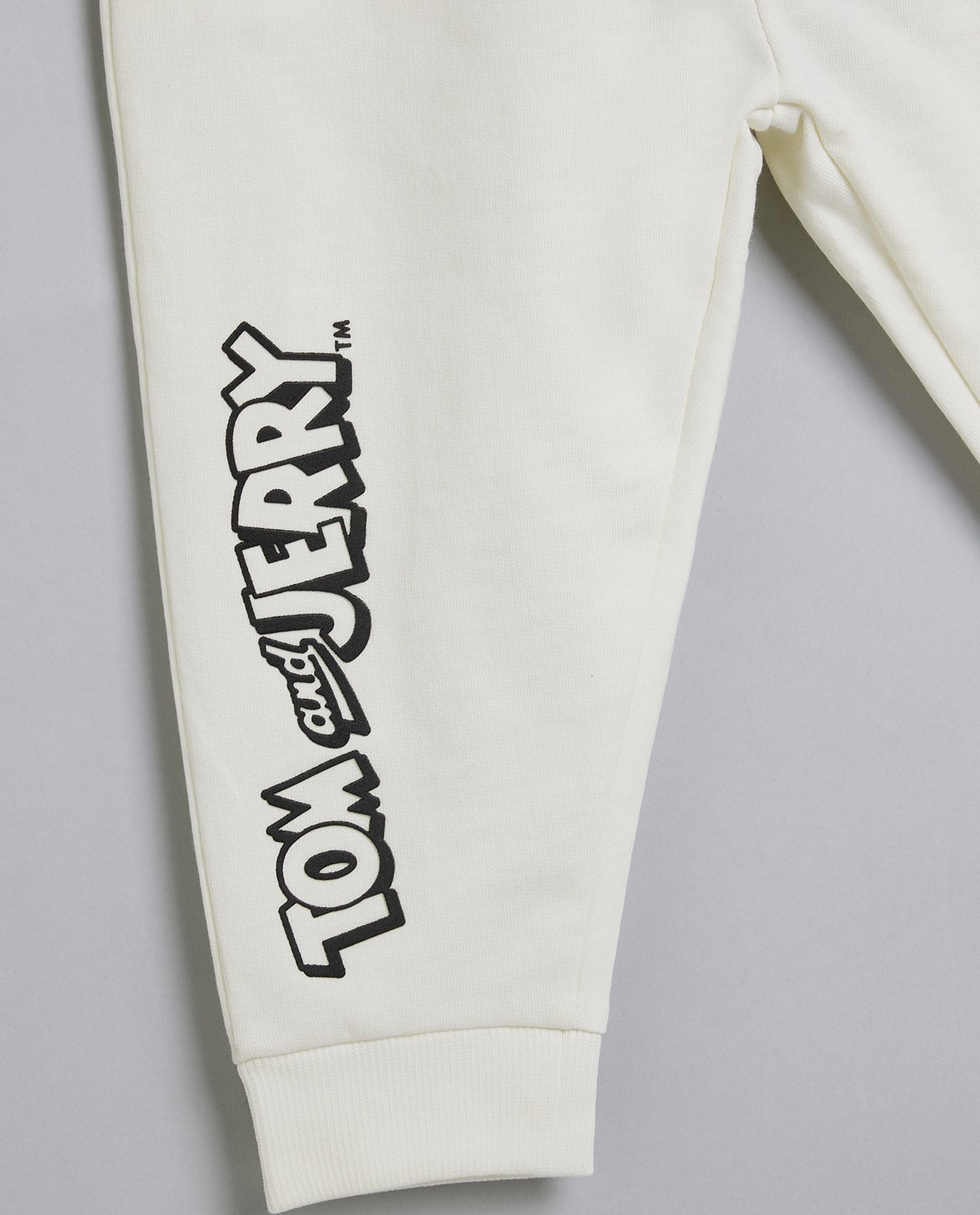 2 Pack Tom & Jerry Print Joggers with Drawstring Waist