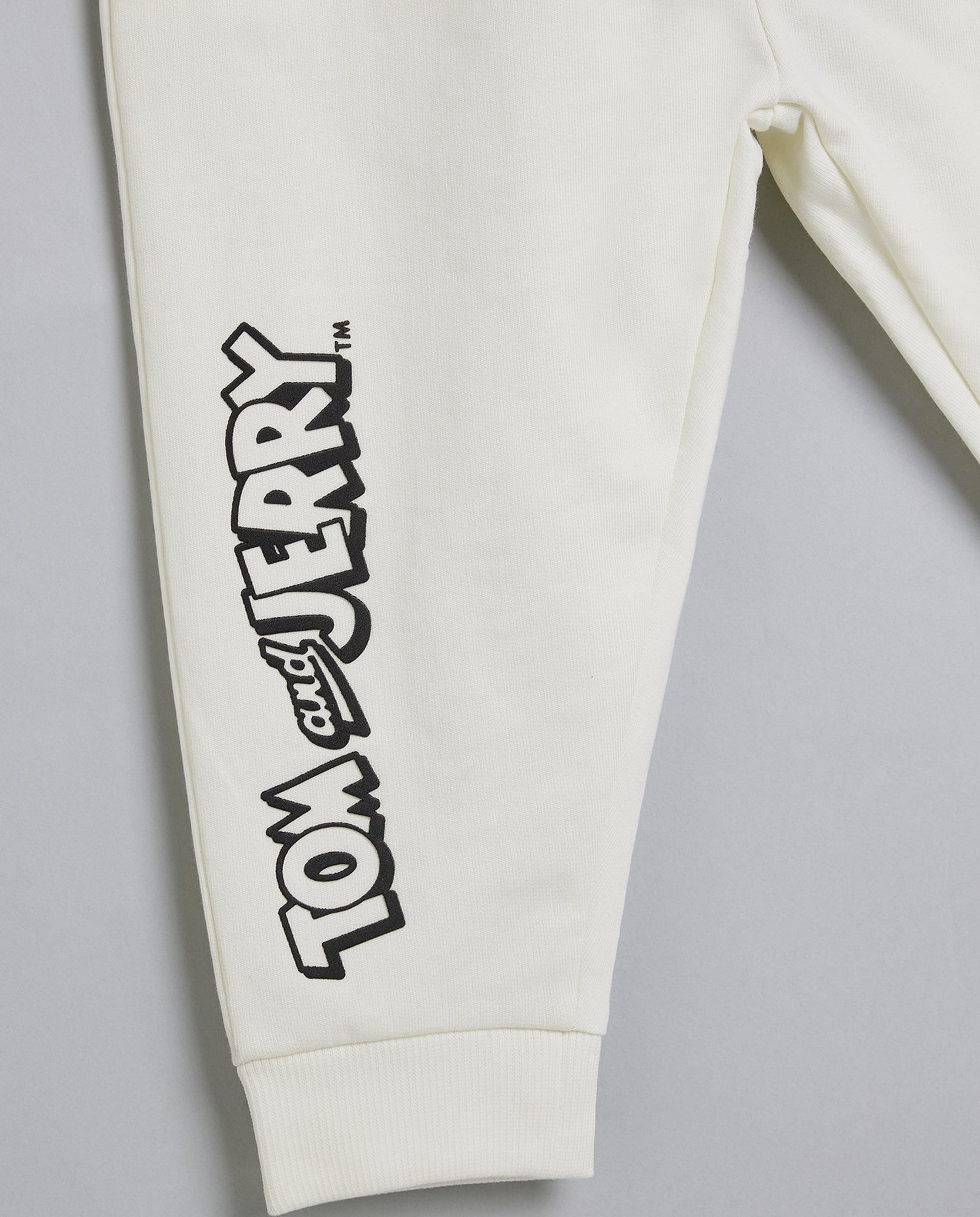 2 Pack Tom & Jerry Print Joggers with Drawstring Waist