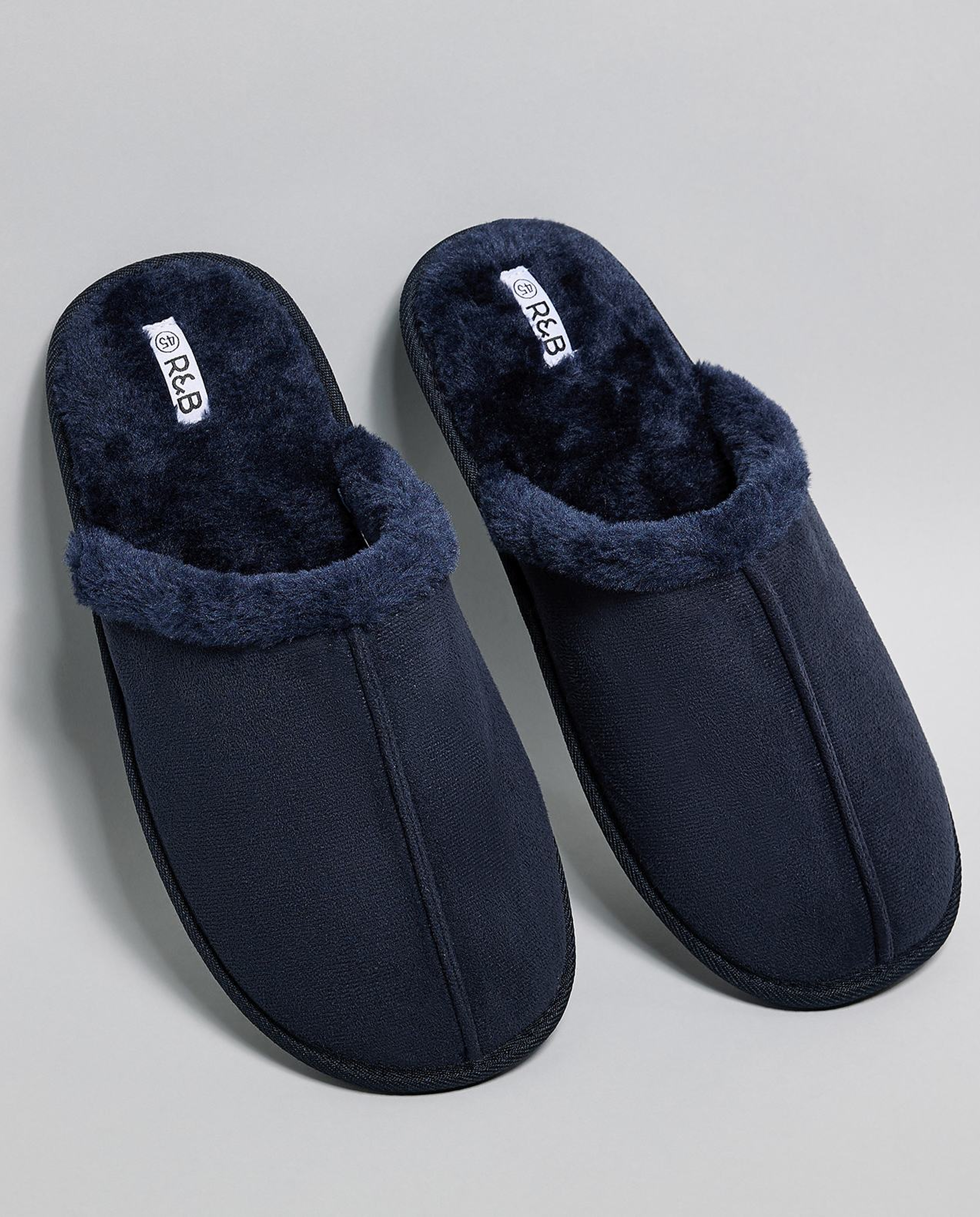 Fur Detail Bedroom Slippers
