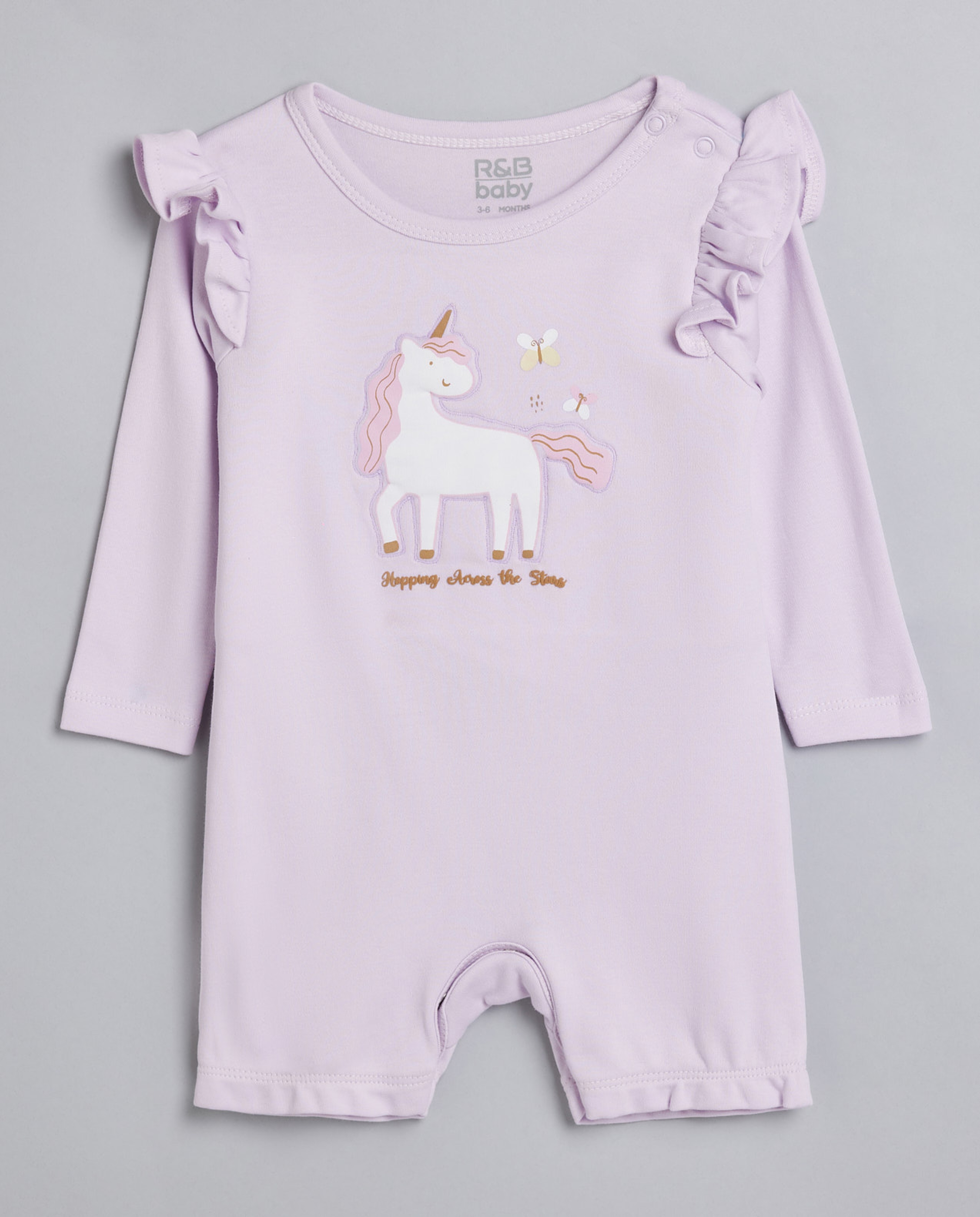 3 Pack Printed Bodysuits with Long Sleeves